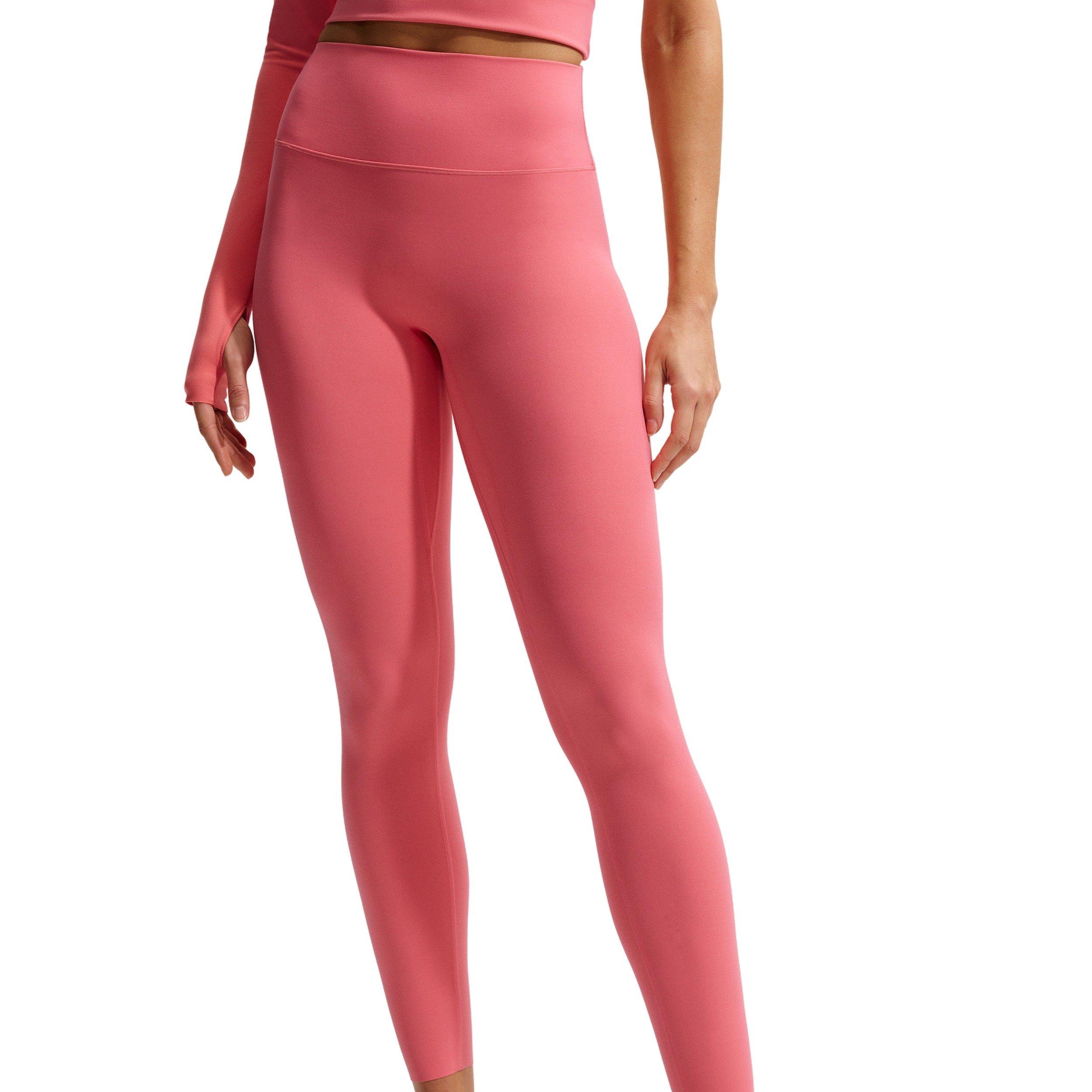 Nike Women's Zenvy 7/8 High-Waisted Leggings with No Front Seam - Coral - CORAL Thumbnail View 1