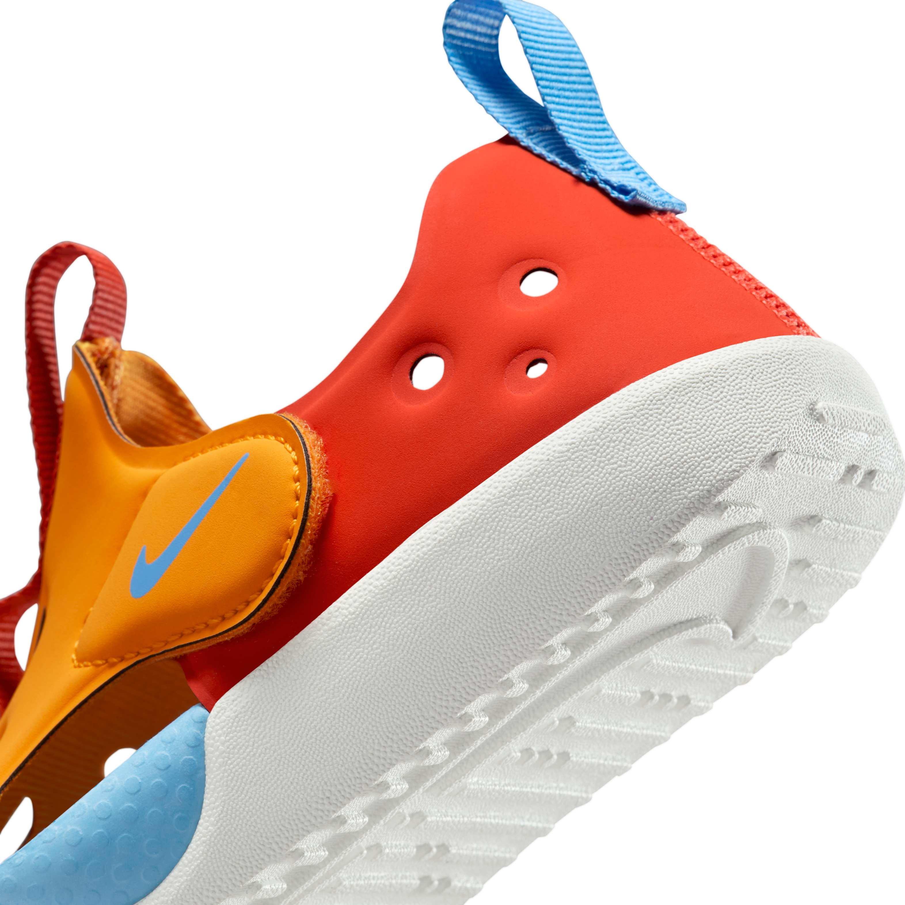 Nike Sunray Protect 4 Preschool Boys' "Orange Peel/Picante Red/University Blue" Sandal