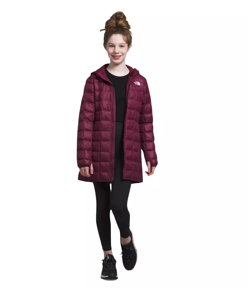 The North Face Big Girls' ThermoBall Parka-Purple - PURPLE