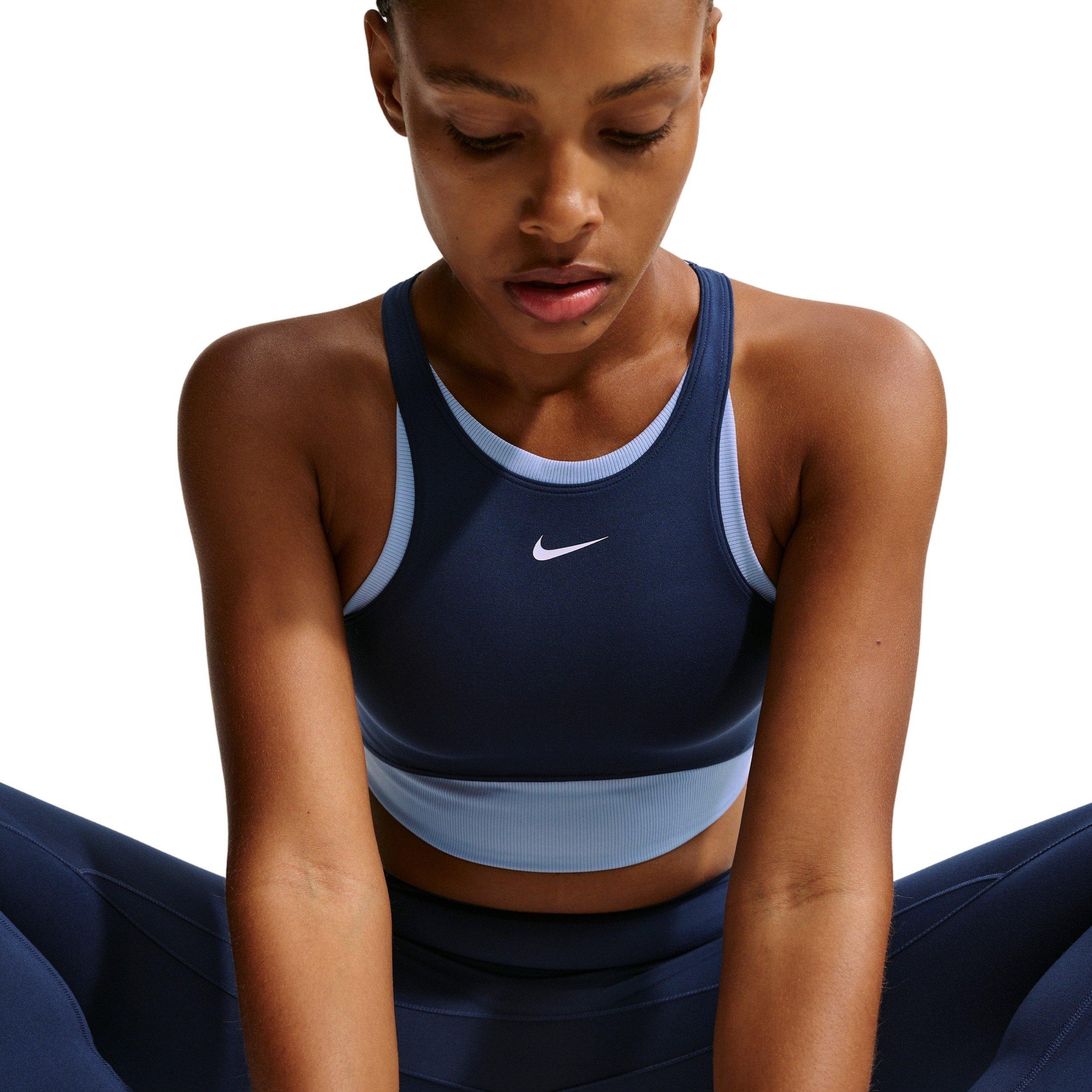 Nike Women's One Medium-Support Padded Sports Bra -Navy/Blue - NAVY/BLUE Thumbnail View 3