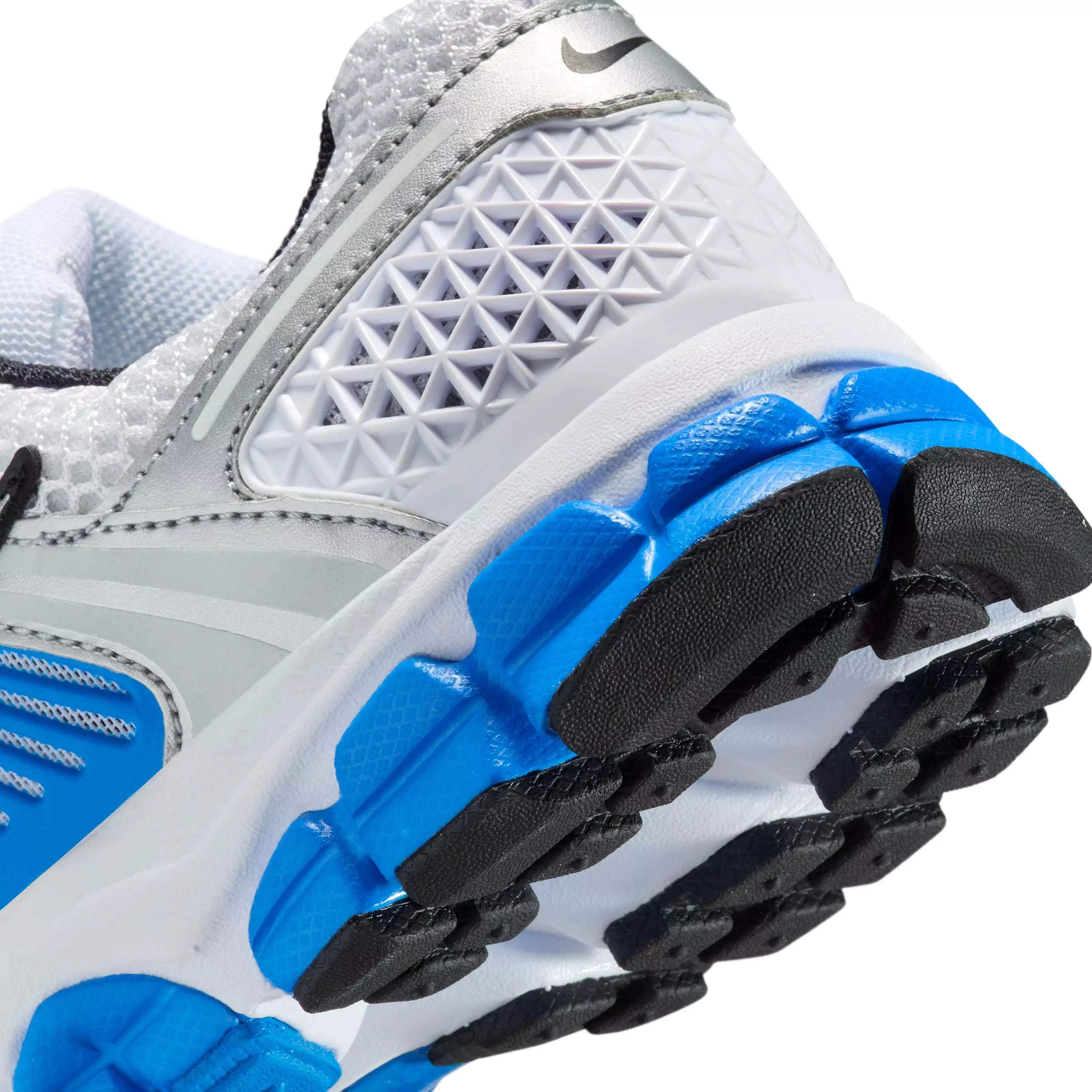 Nike Vomero 5 "White/Light Photo Blue/Black/Metallic Silver" Grade School Boys' Shoe - WHITE/LT BLUE/BLACK/SILVER