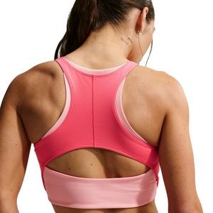 Nike Women's One Medium-Support Padded Sports Bra -Coral/Pink