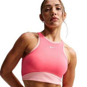 Nike Women's One Medium-Support Padded Sports Bra -Coral/Pink