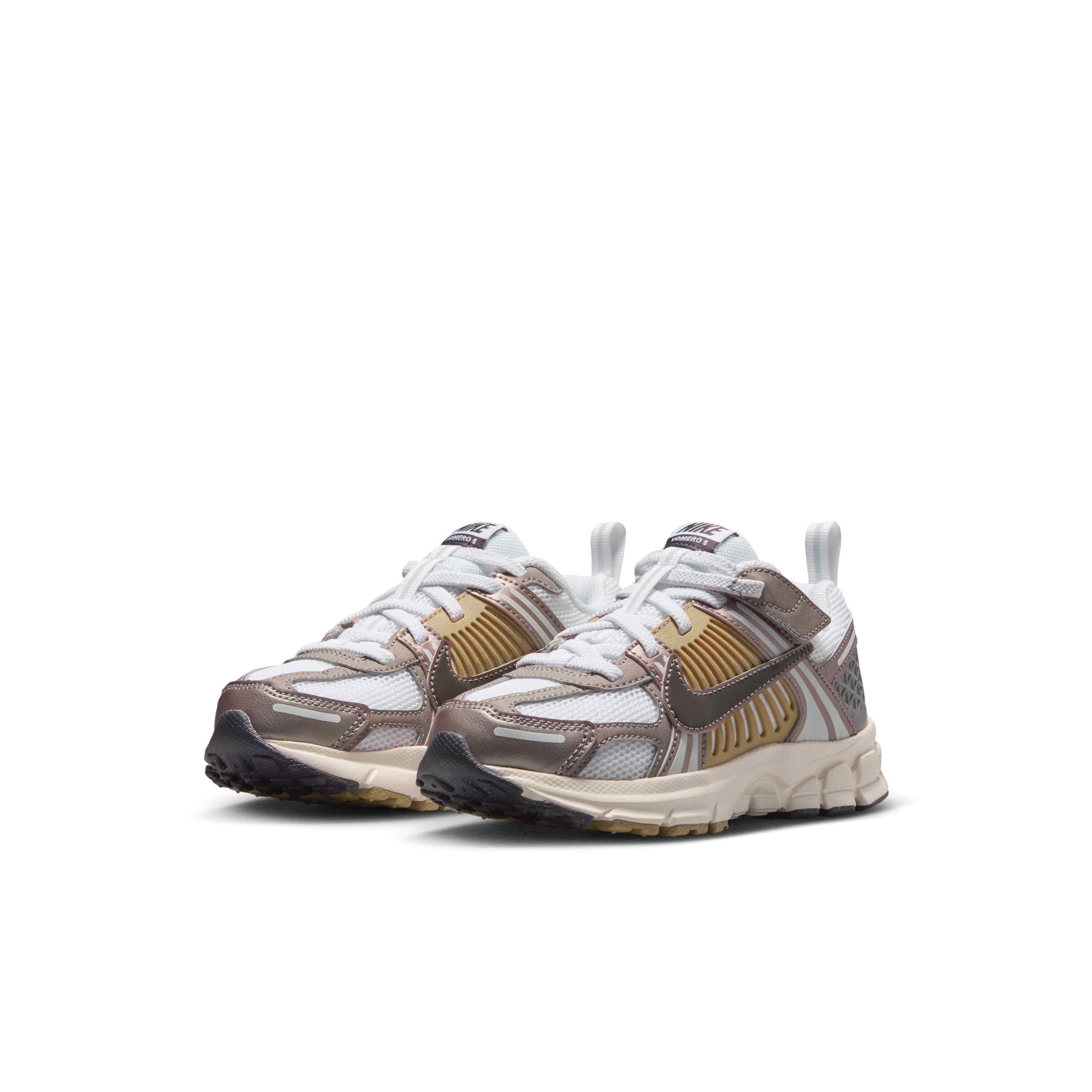 Nike Vomero 5 Preschool Boys' "Metallic Pewter/Parachute Beige/White/Medium Ash" Shoe