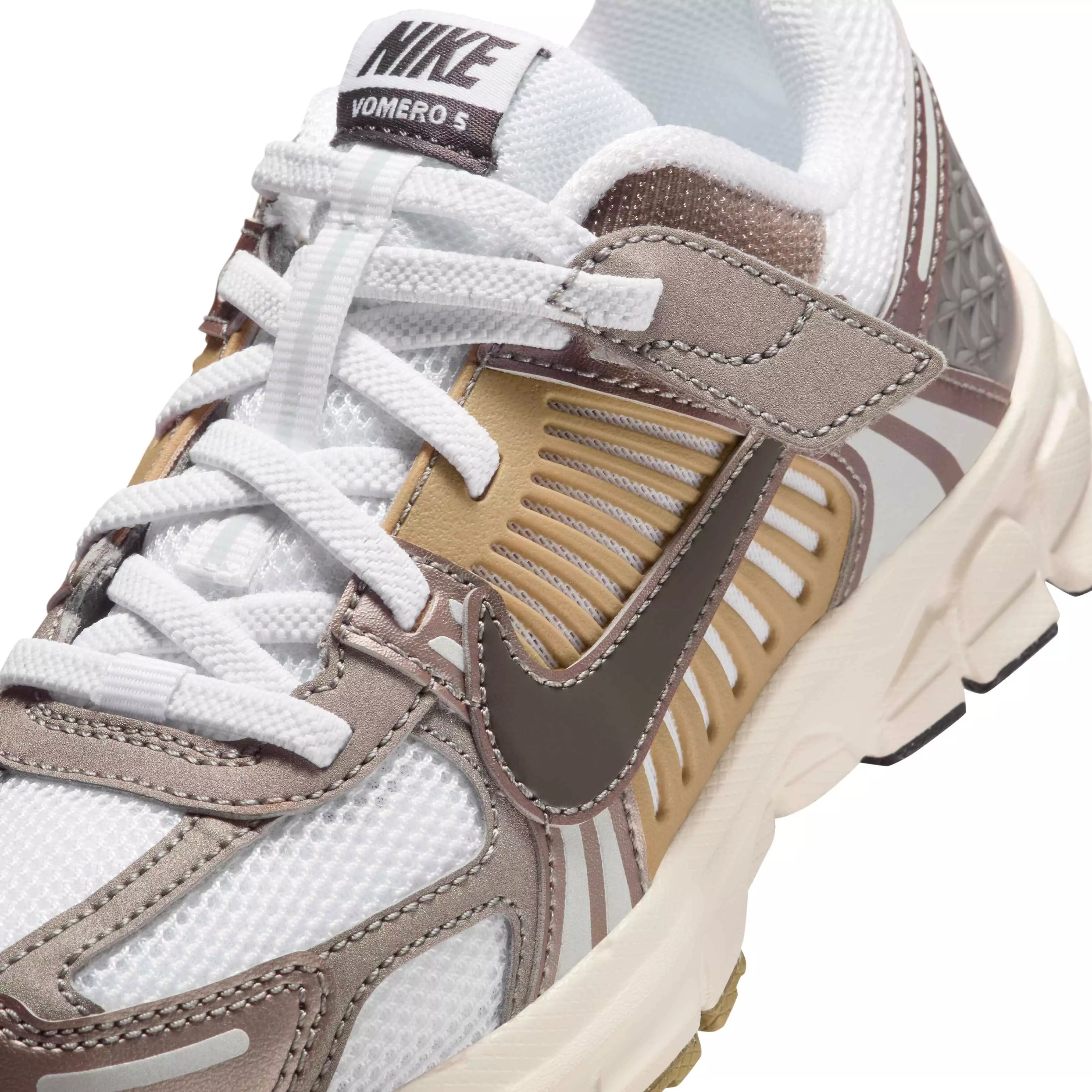 Nike Vomero 5 "Metallic Pewter/Parachute Beige/White/Medium Ash" Preschool Boys' Shoe - PEWTER/BEIGE/WHITE/MD ASH