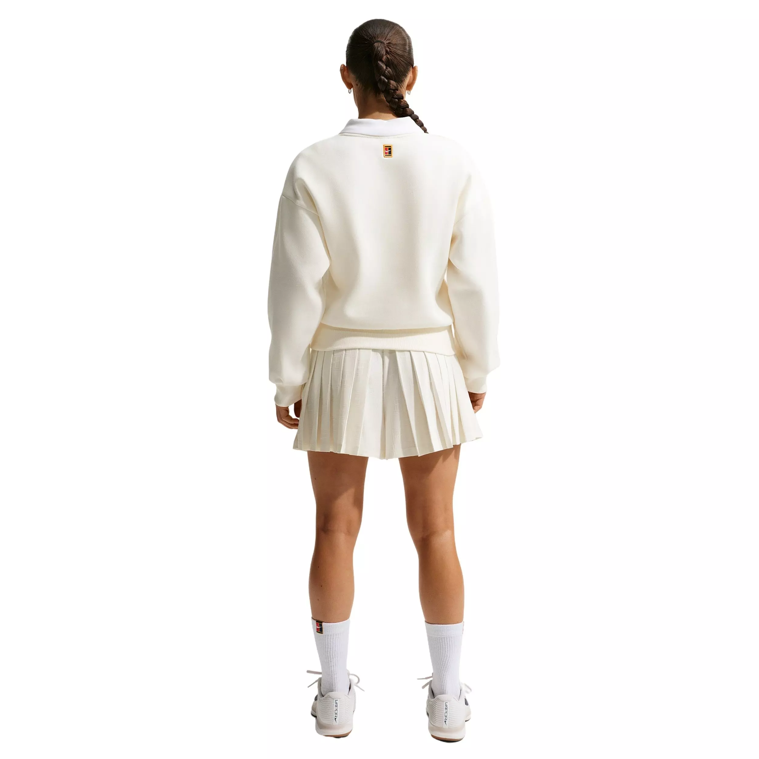 Nike Women's Court Collection Crew-Neck Tennis Top -White - WHITE