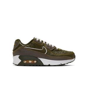 Nike Air Max 90 "Cargo Khaki" Grade School Kids' Shoe - CARGO KHAKI/SUMMIT WHITE/YELLOW OCHRE