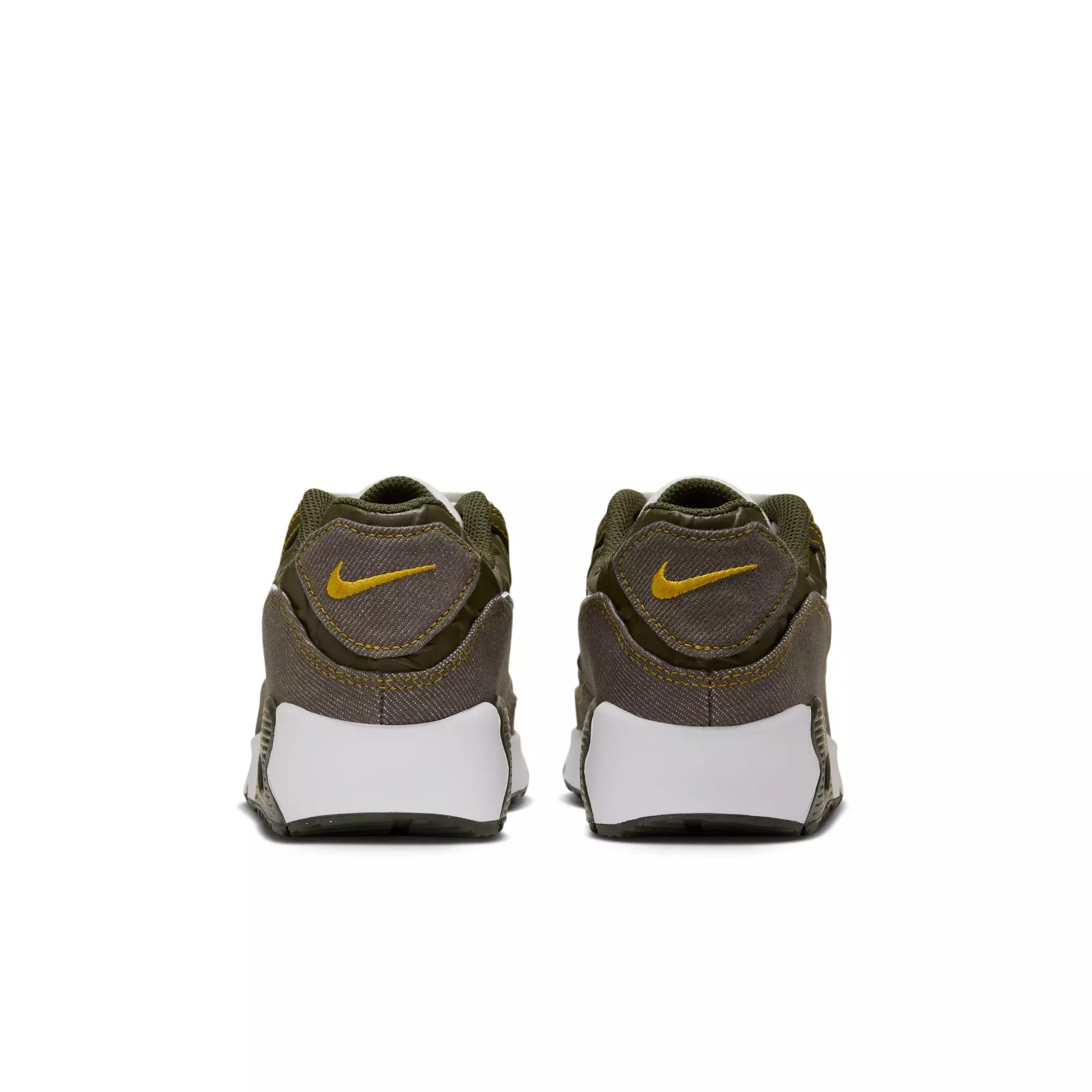 Nike Air Max 90 "Cargo Khaki" Grade School Kids' Shoe - CARGO KHAKI/SUMMIT WHITE/YELLOW OCHRE