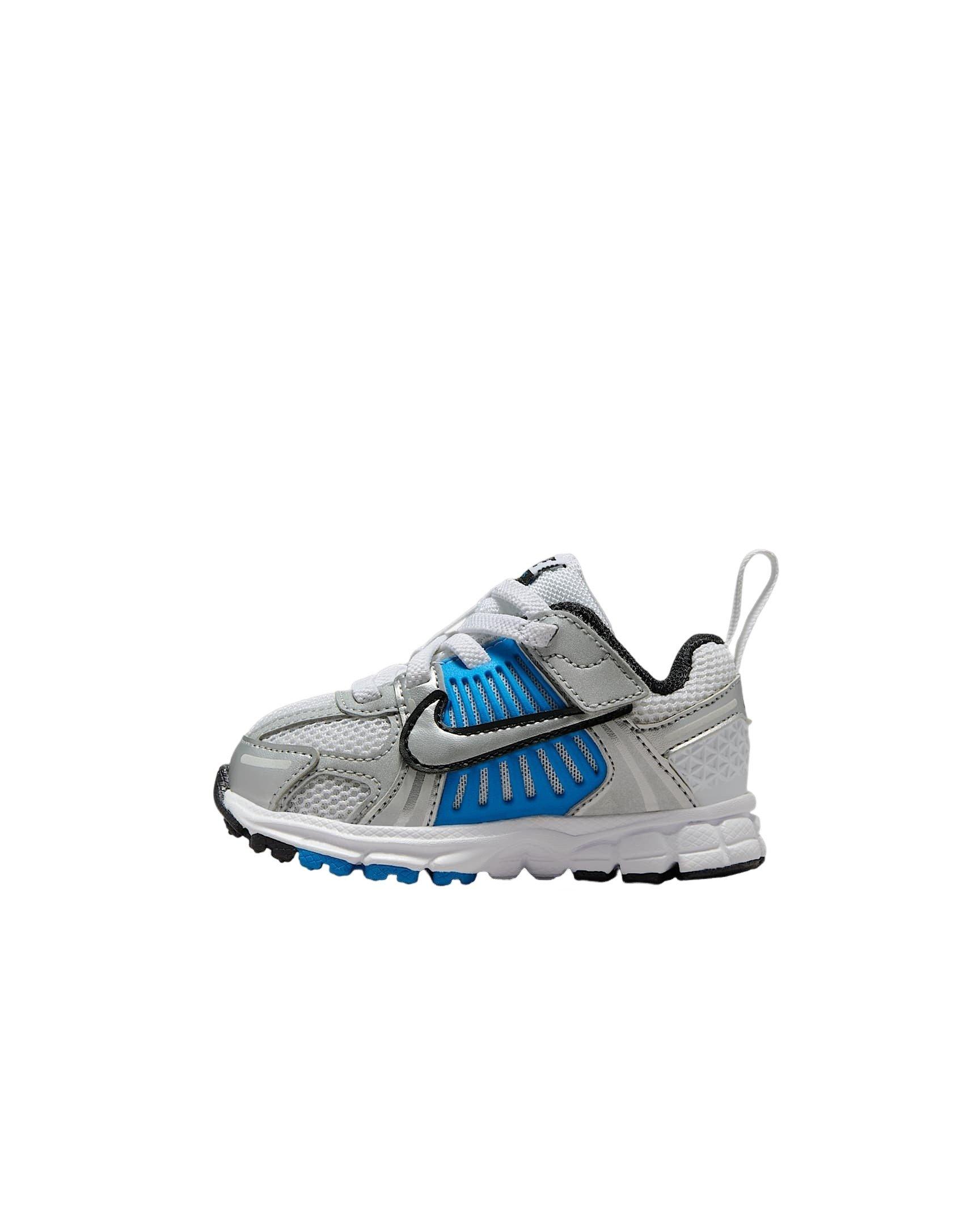 Nike Vomero 5 Infant Boys' "White/Light Photo Blue/Black/Metallic Silver" Shoe