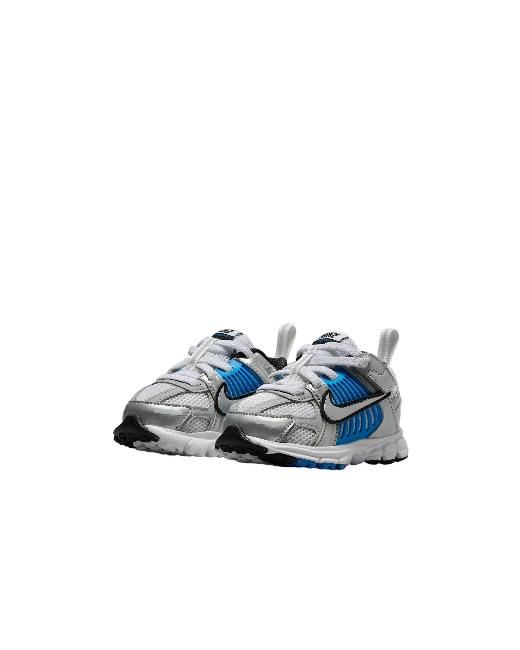 Nike Vomero 5 Infant Boys' "White/Light Photo Blue/Black/Metallic Silver" Shoe