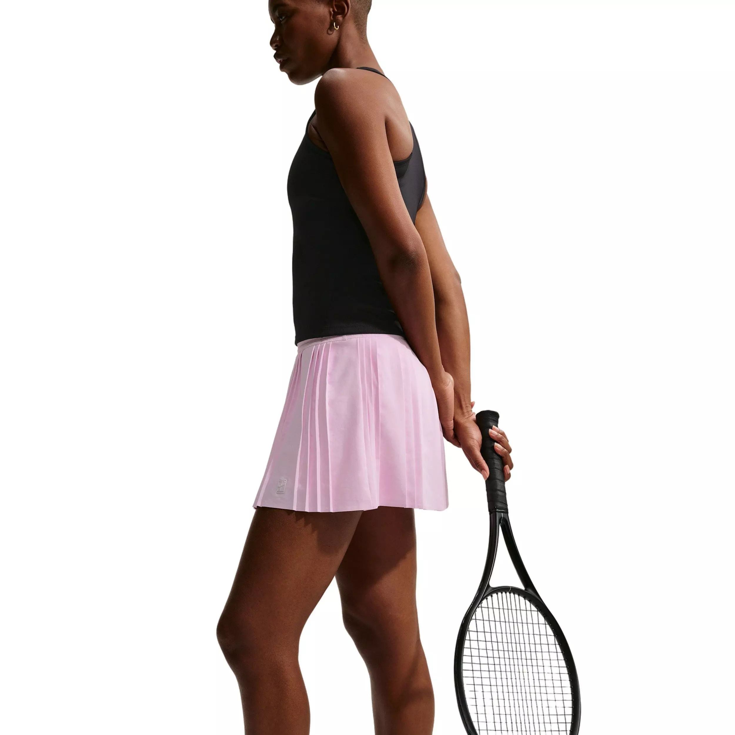 Nike Women's Court Advantage Dri-FIT Pleated Tennis Skirt - Pink - PINK