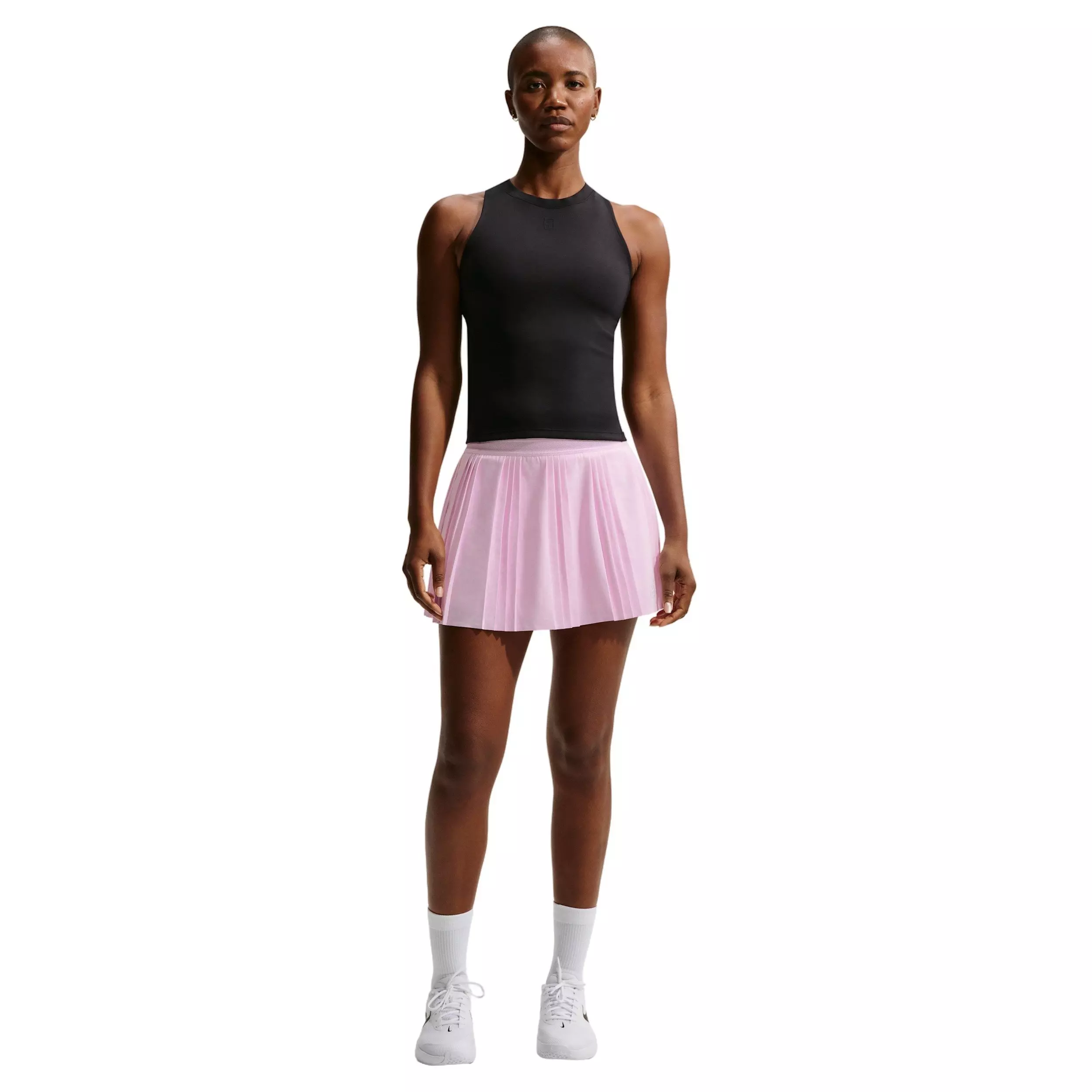 Nike Women's Court Advantage Dri-FIT Pleated Tennis Skirt -Pink - PINK