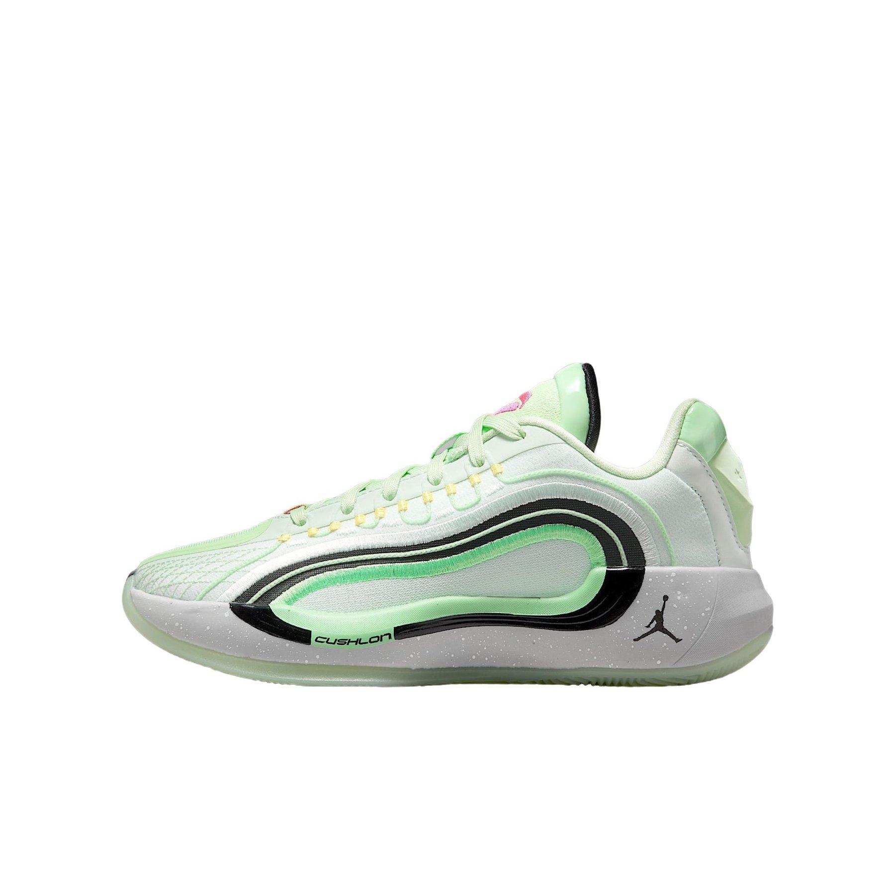 Jordan Luka 4 Grade School Boys' "Barely Green/Vapor Green/Metallic Silver/Black" Shoe​