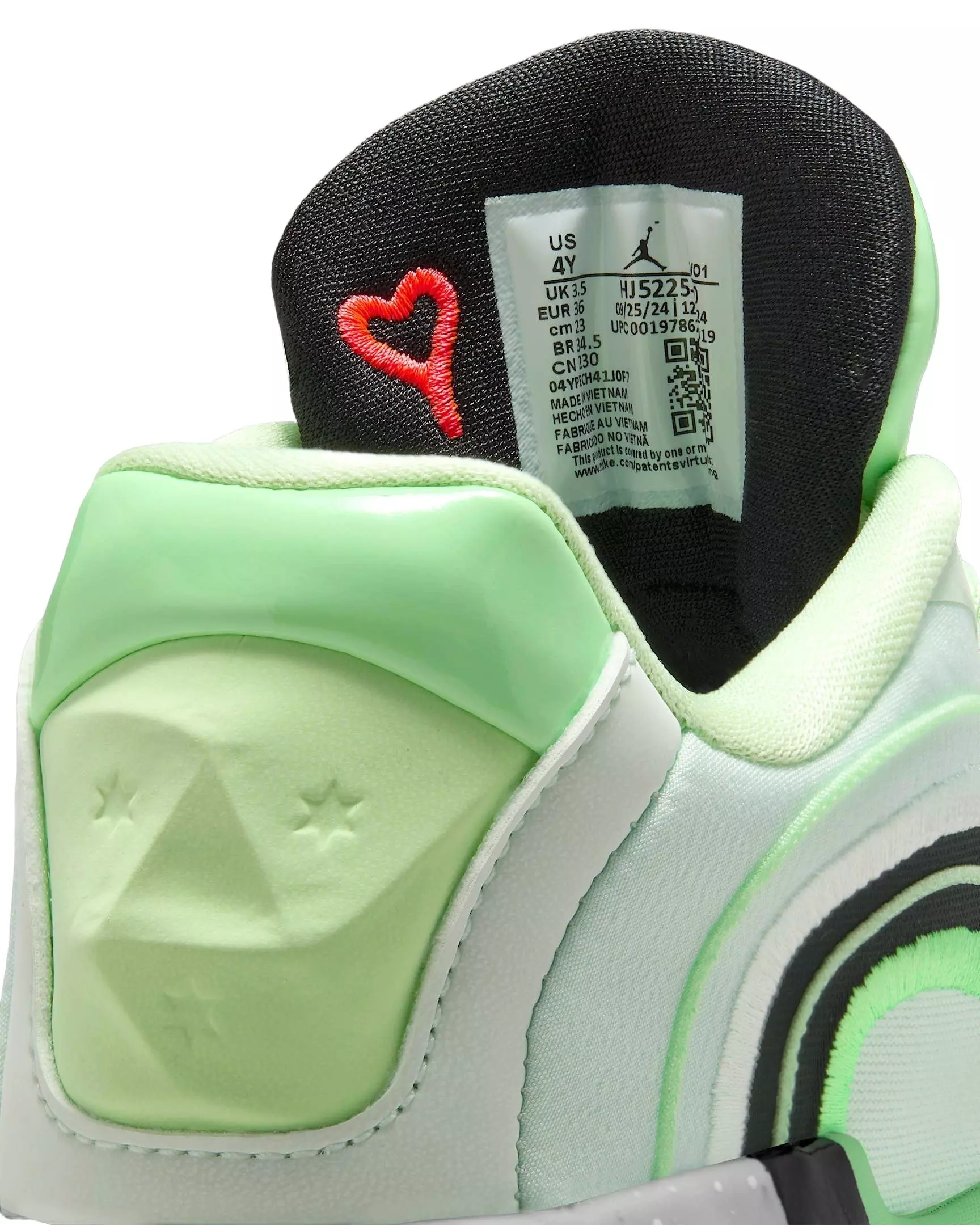 Jordan Luka 4 "Barely Green/Vapor Green/Metallic Silver/Black" Grade School Boys' Shoe - GREEN/GREEN/SILVER/BLACK