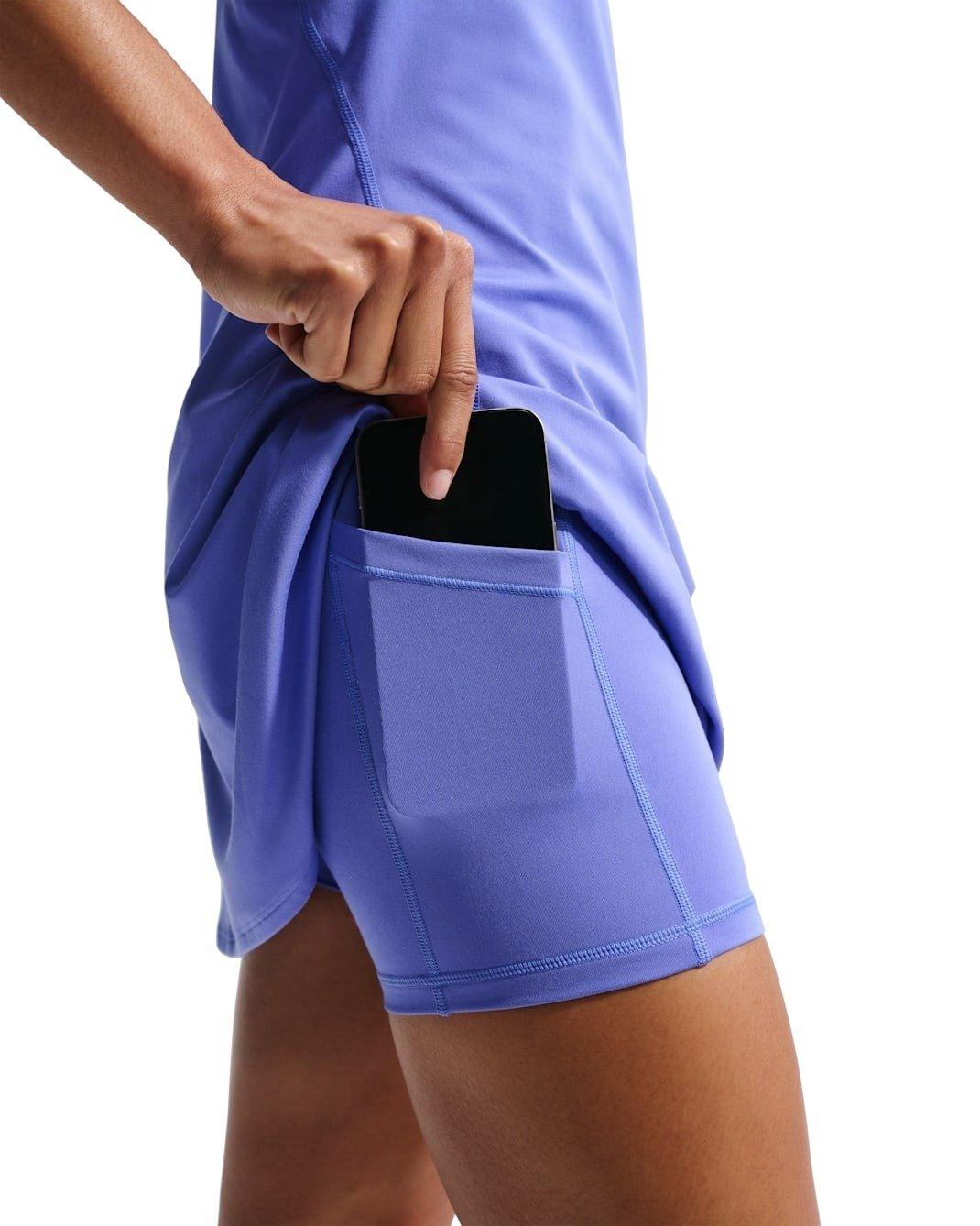 Nike Women's Court Advantage Dri-FIT Tennis Dress - Sapphire - SAPPHIRE Thumbnail View 5