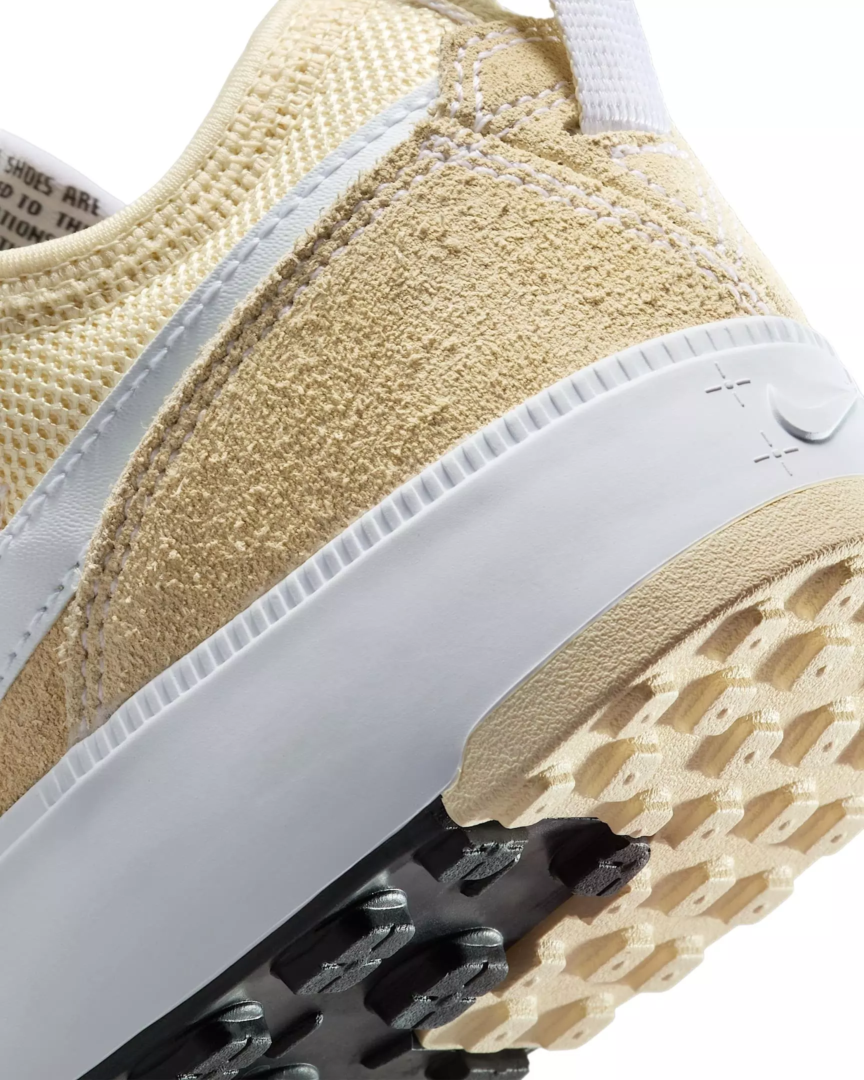 Nike C1TY 'Sand" "Muslin/Black/White" Grade School Boys' Shoe - MUSLIN/BLACK/WHITE