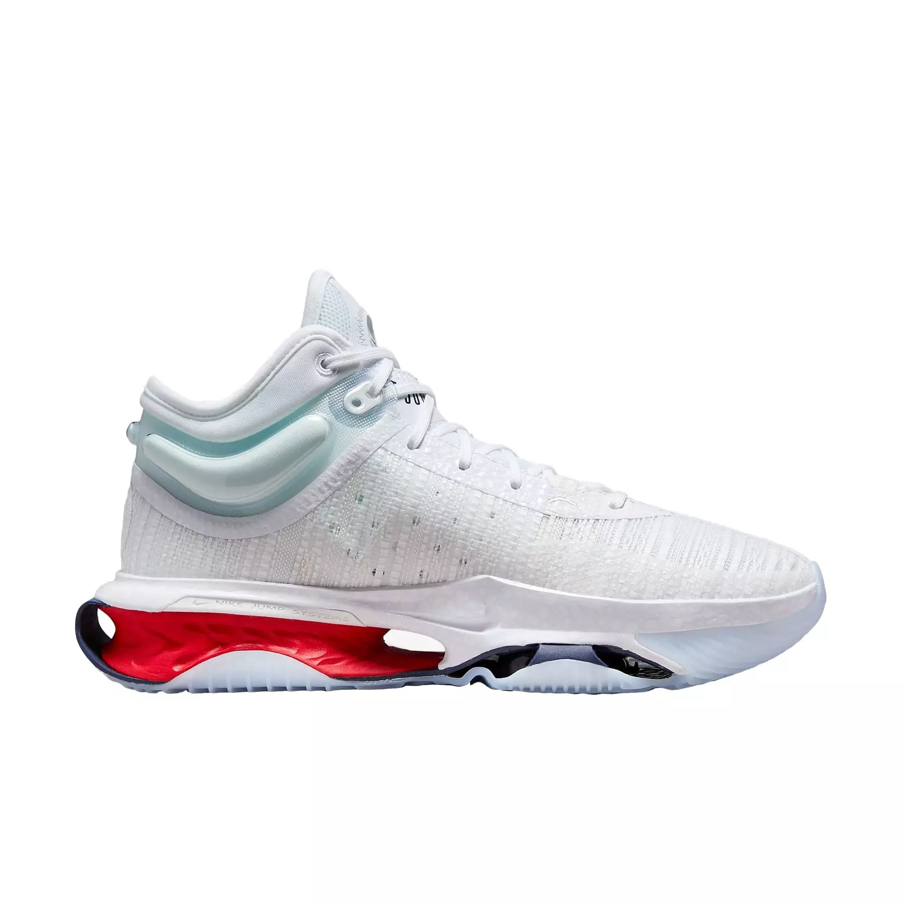 Nike G.T. Jump 2 "White/University Red/White/Midnight Navy" Men's Basketball Shoe - WHITE/RED/NAVY