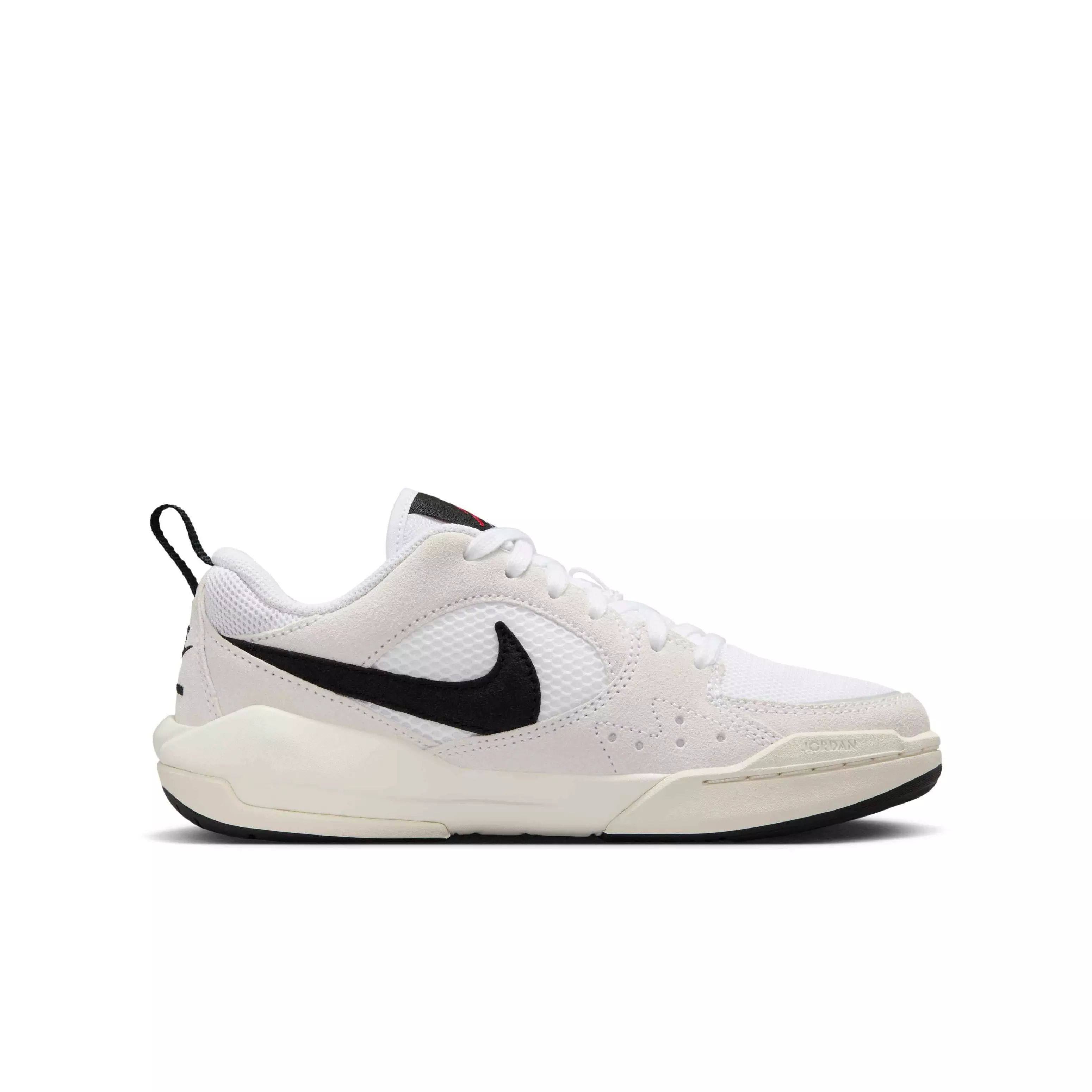 Jordan CMFT Era "White/White/Sail/Black" Grade School Boys' Shoe - WHITE/WHITE/SAIL/BLACK