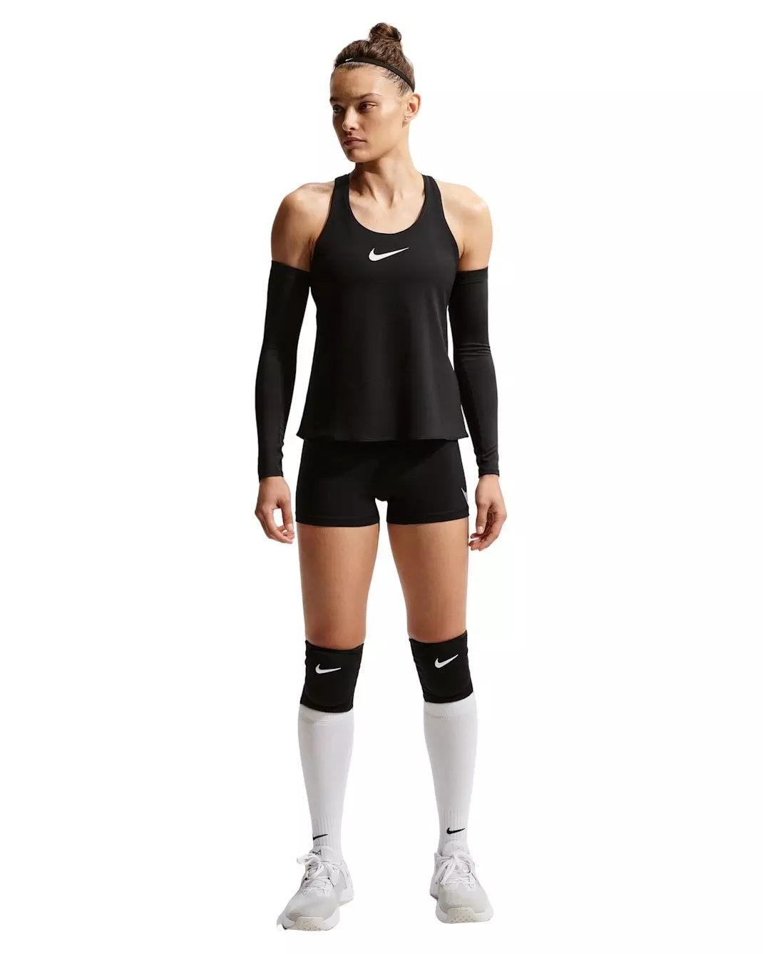 Nike Women's Pro Mid-Rise 3" Biker Shorts - Black - BLACK