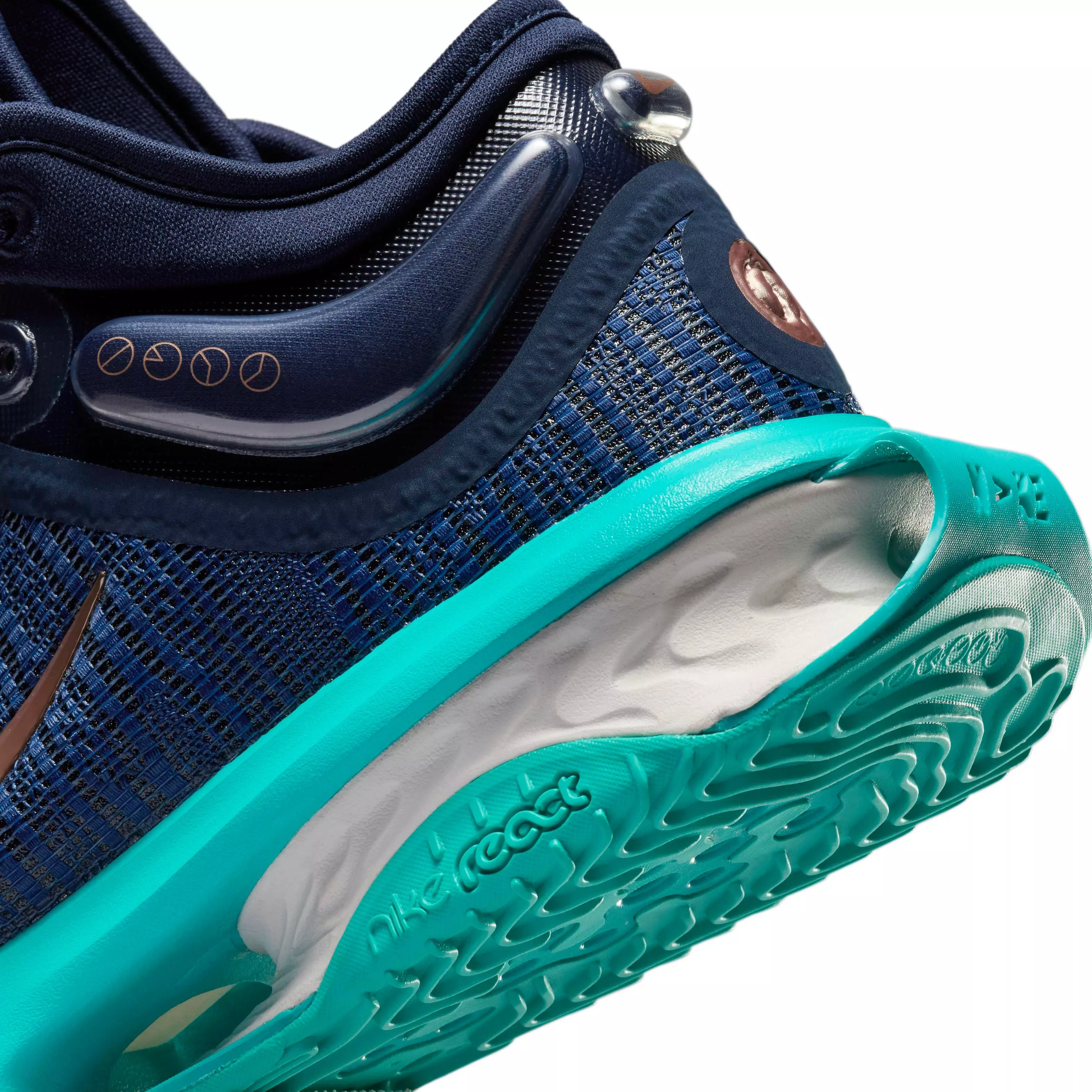 Nike G.T. Jump 2 "Obsidian/Dusty Cactus/Midnight Navy/Metallic Red Bronze" Men's Basketball Shoe - OBSIDIAN/CACTUS/NAVY/BRONZE