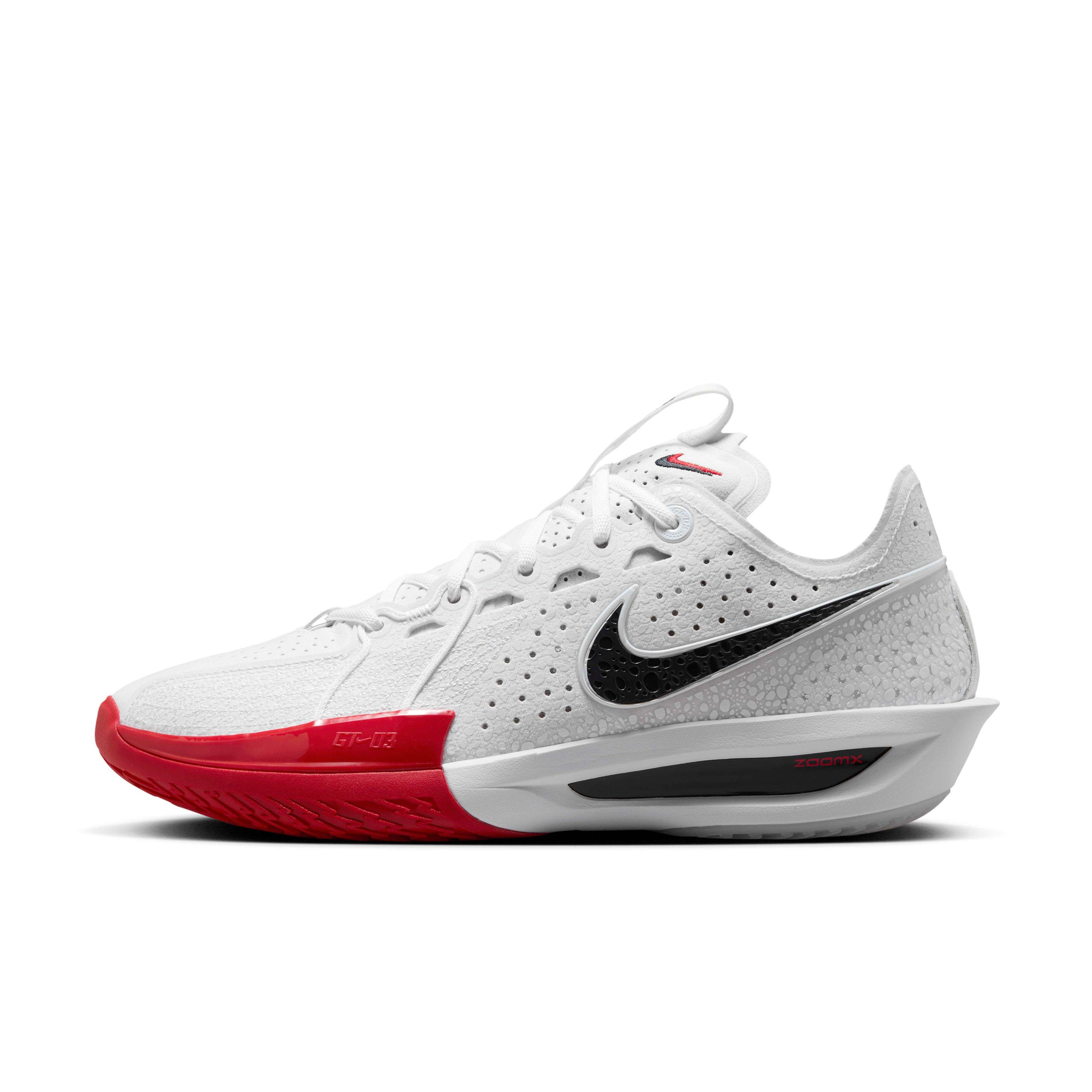 Nike G.T. Cut 3 "White/Sport Red/Obsidian" Men's Basketball Shoe - WHITE/RED/OBSIDIAN Thumbnail View 2