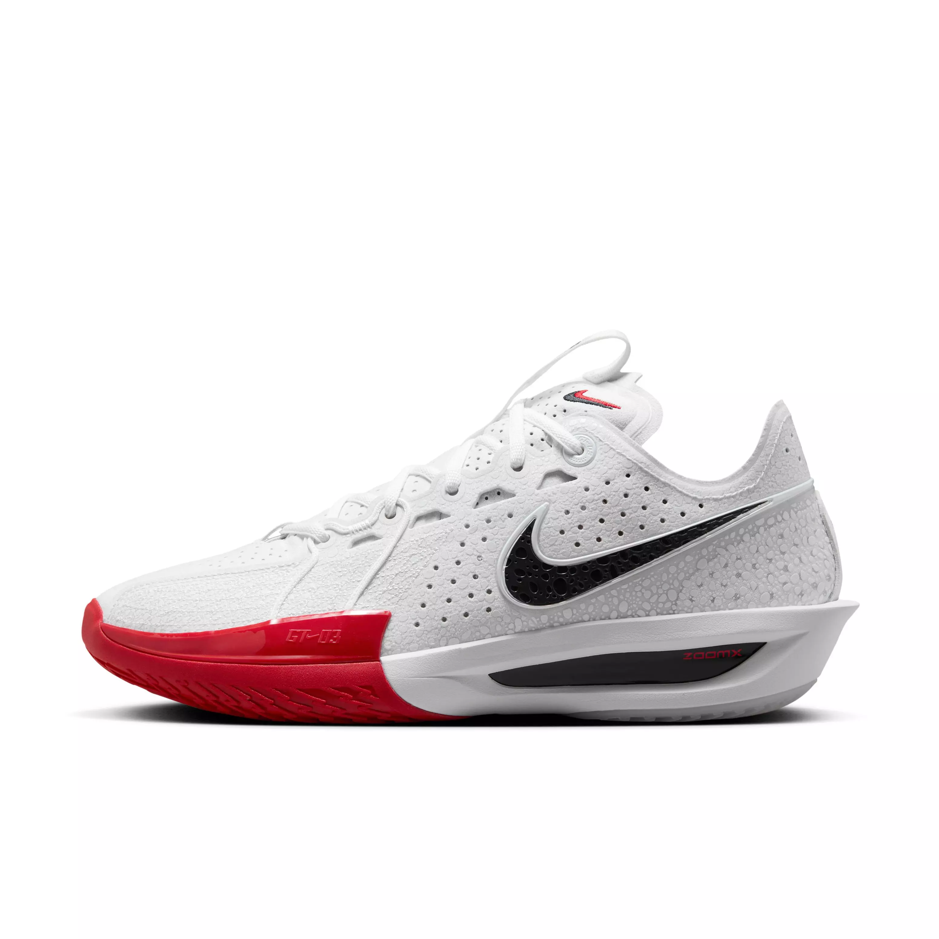 Nike G.T. Cut 3 "White/Sport Red/Obsidian" Men's Basketball Shoe - WHITE/RED/OBSIDIAN