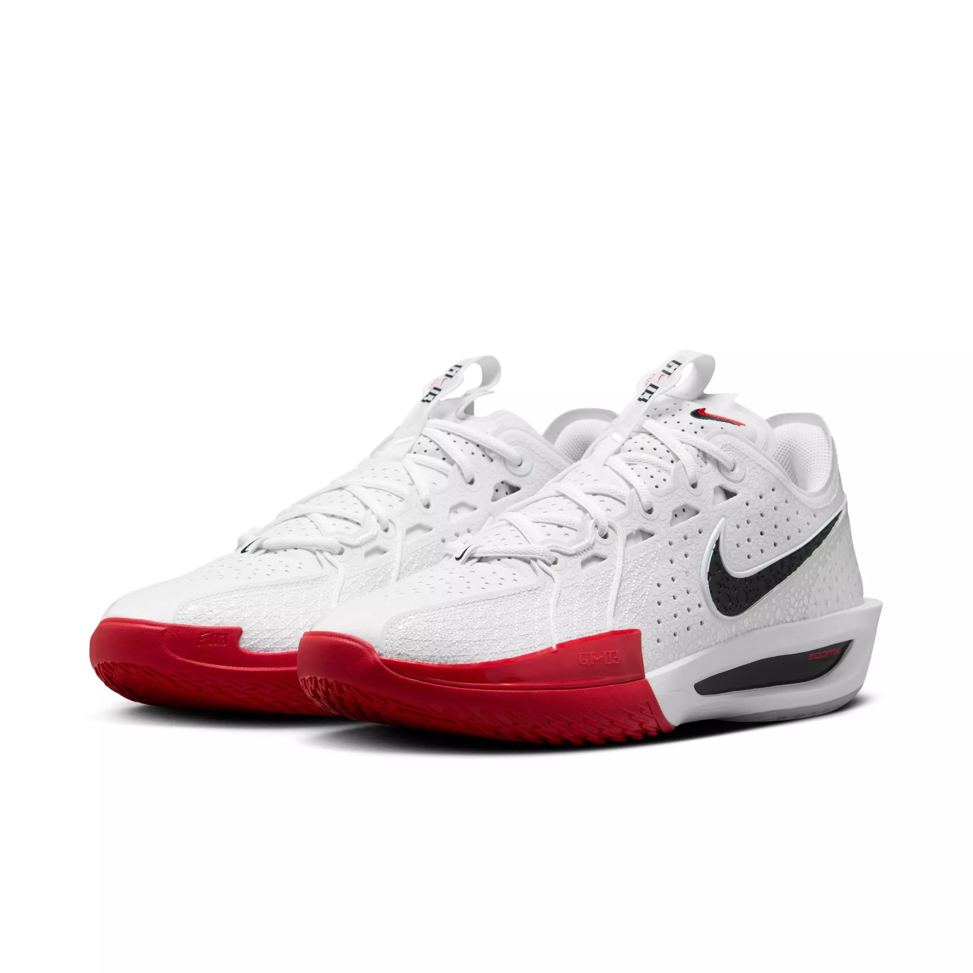 Nike G.T. Cut 3 "White/Sport Red/Obsidian" Men's Basketball Shoe - WHITE/RED/OBSIDIAN