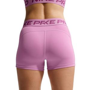 Nike Women's Pro Mid-Rise 3" Biker Shorts -Lt Magenta