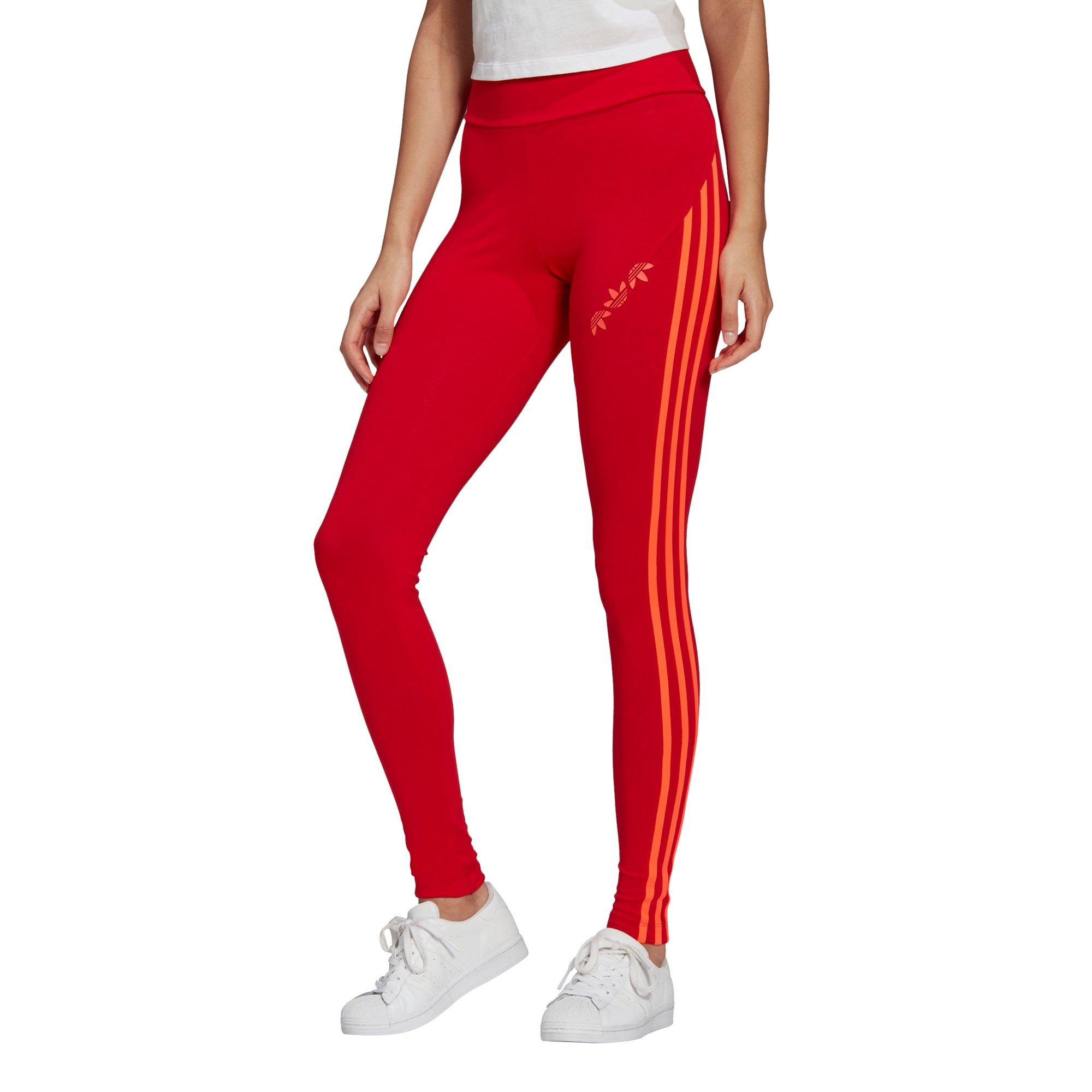 adidas Women's Adicolor Sliced Trefoil High Waisted