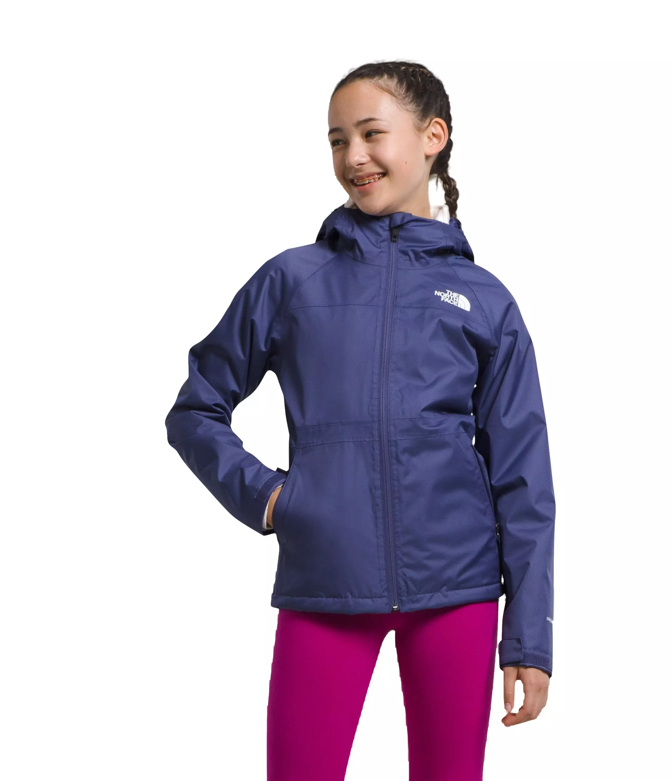 The North Face Big Girls' Vortex Triclimate Jacket-Blue - BLUE