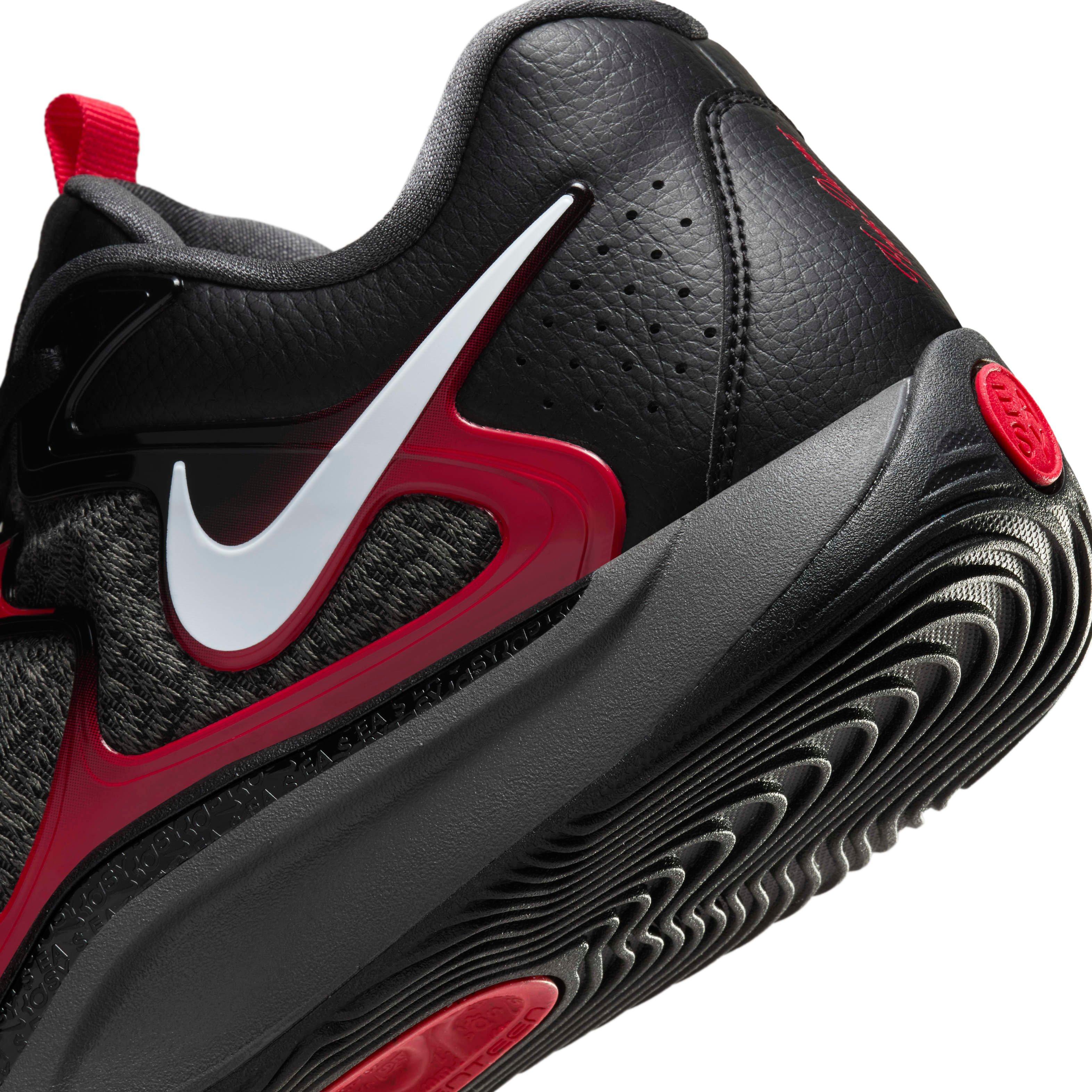 Nike KD17 "Black/Iron Grey/University Red/White" Men's Basketball Shoe - BLACK/GREY/RED/WHITE Thumbnail View 8