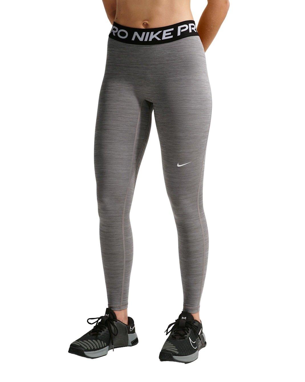 Nike Women's Pro 365 Mid-Rise Full-Length Leggings - Smoke Grey - SMOKE GREY Thumbnail View 1