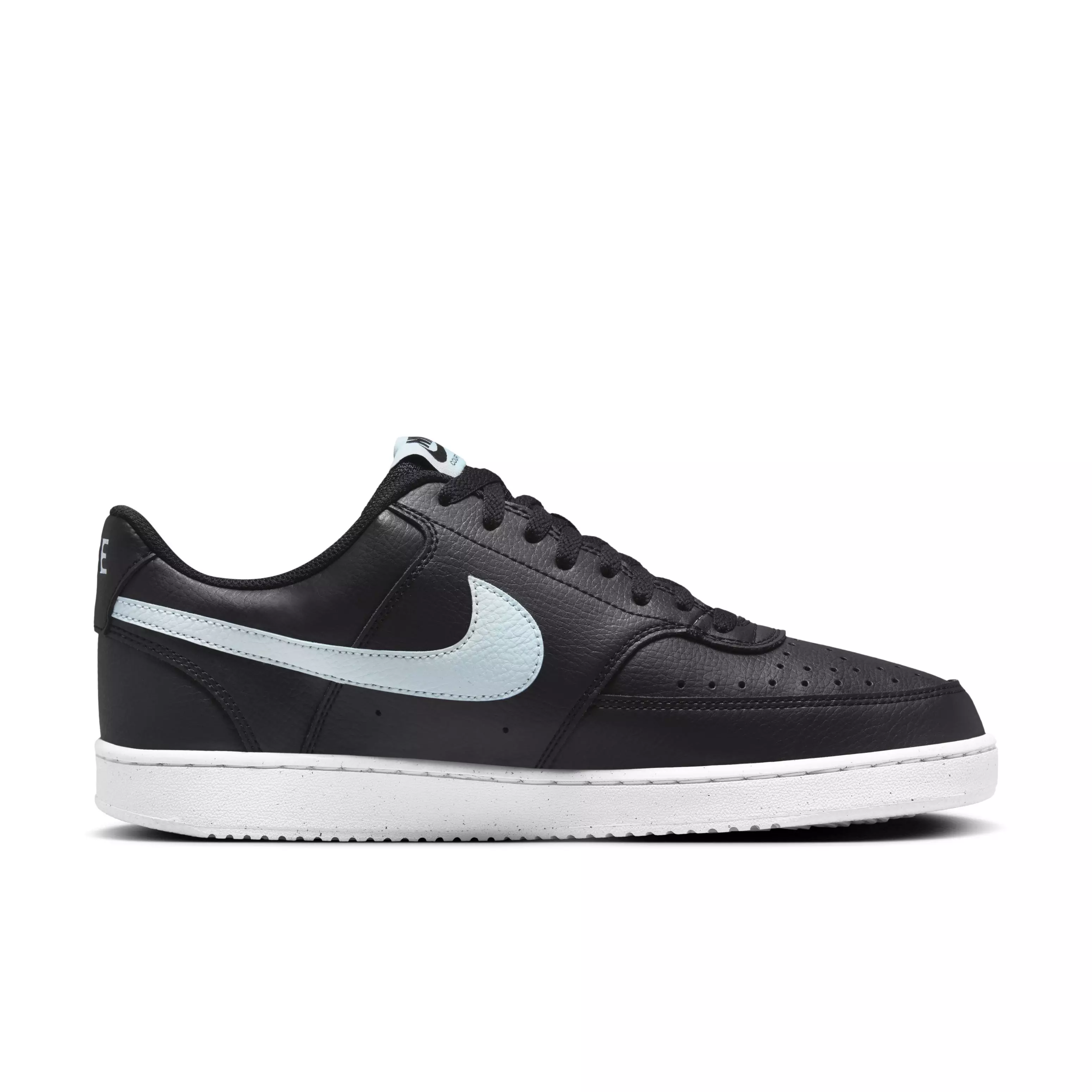 Nike Court Vision Low Next Nature "Black/White/Glacier Blue" Men's Shoe - BLACK/WHITE/BLUE