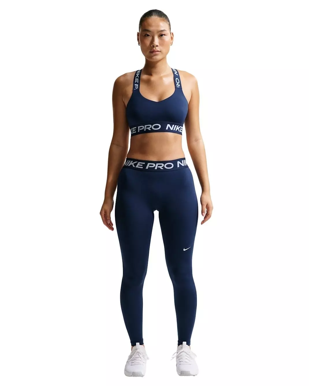 Nike Women's Pro 365 Mid-Rise Full-Length Leggings - Navy - NAVY