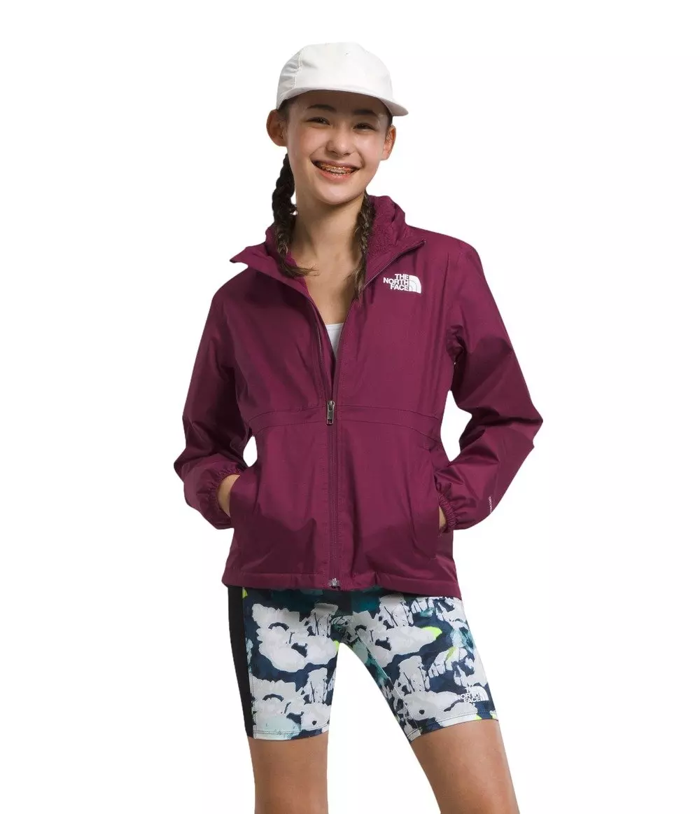 The North Face Big Girls' Warm Storm Rain Jacket - PURPLE