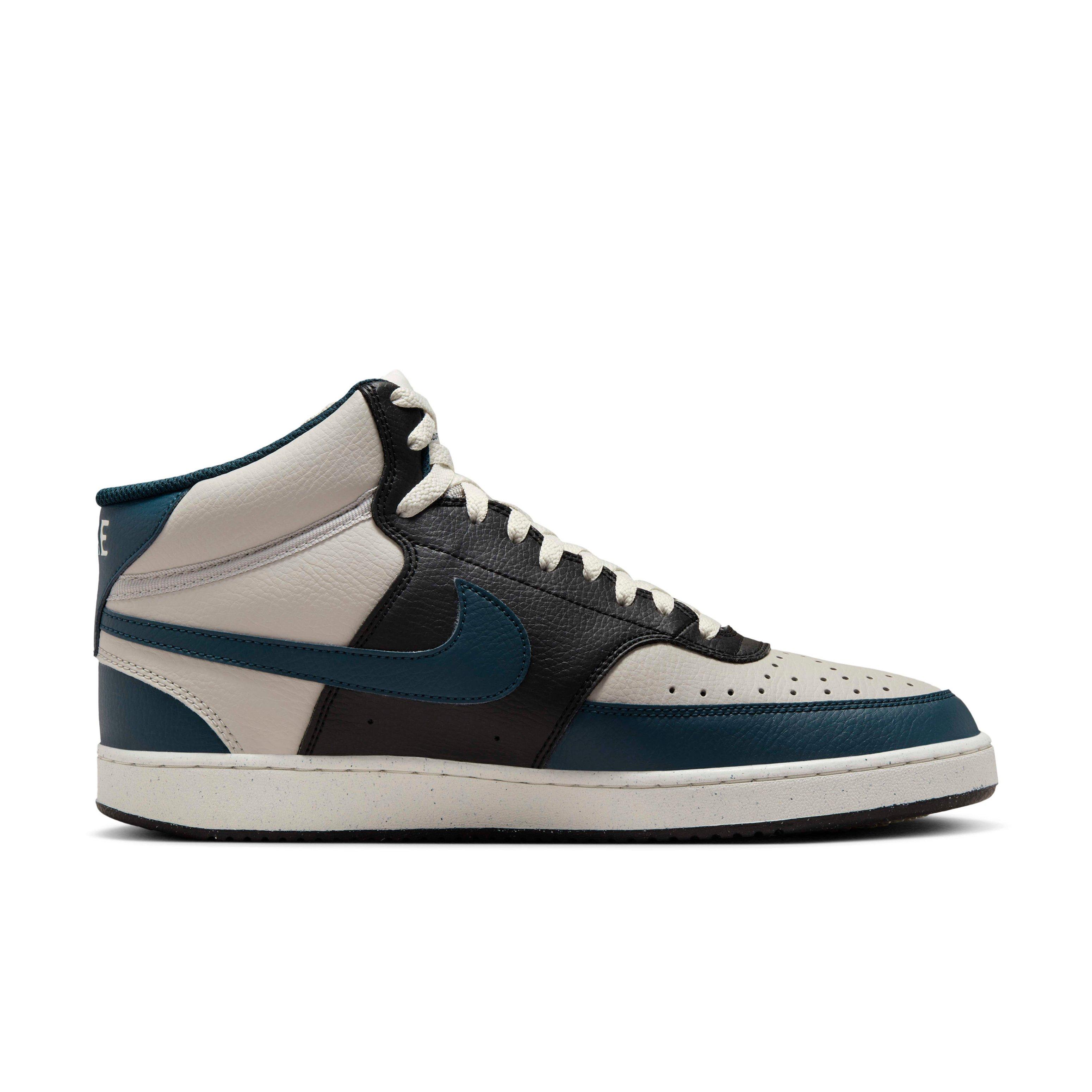 Nike Court Vision Mid Next Nature "Light Iron Ore/Phantom/Black/Armory Navy" Men's Shoe - LT IRON/PHANTOM/BLACK/NAVY Thumbnail View 1