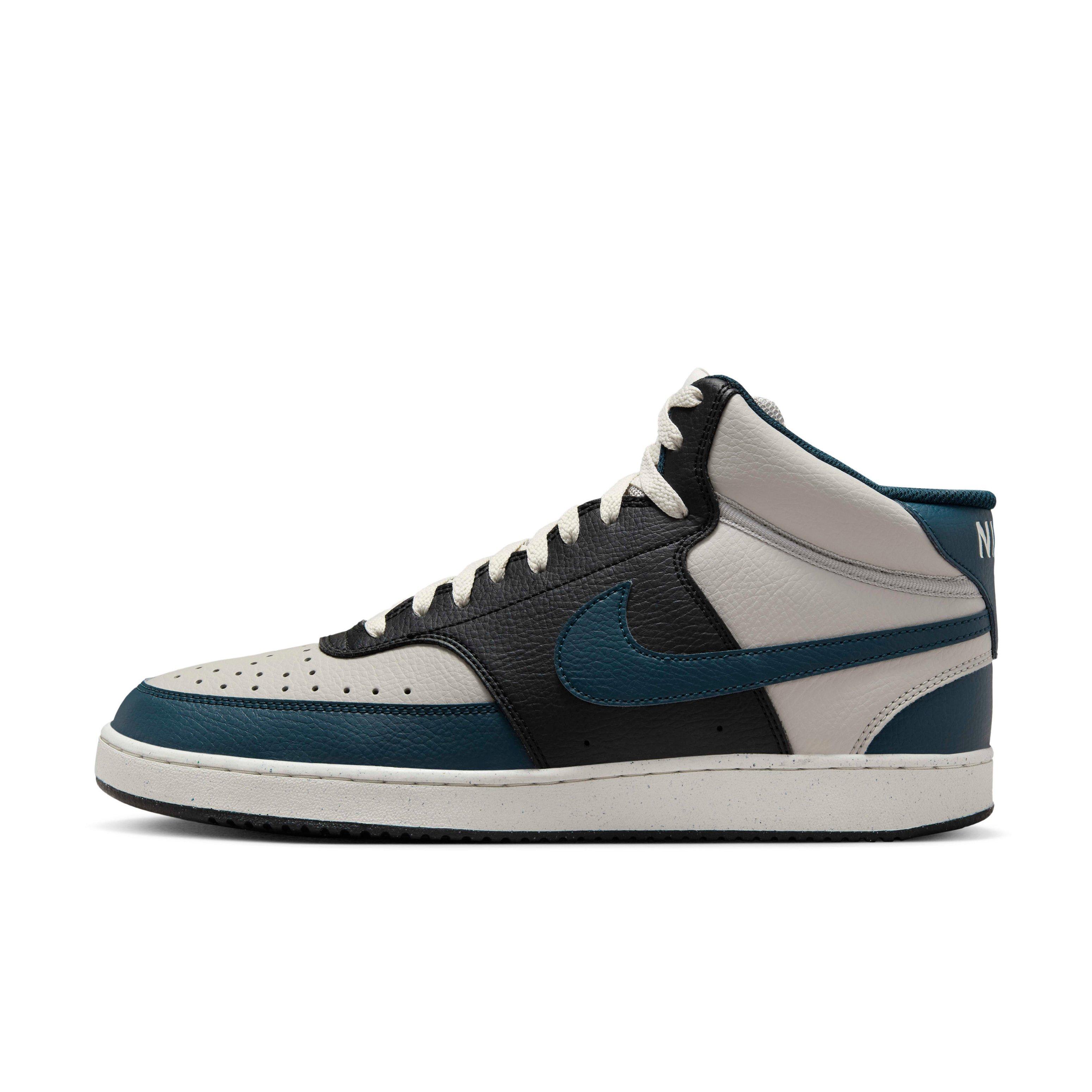 Nike Court Vision Mid Next Nature "Light Iron Ore/Phantom/Black/Armory Navy" Men's Shoe - LT IRON/PHANTOM/BLACK/NAVY Thumbnail View 2