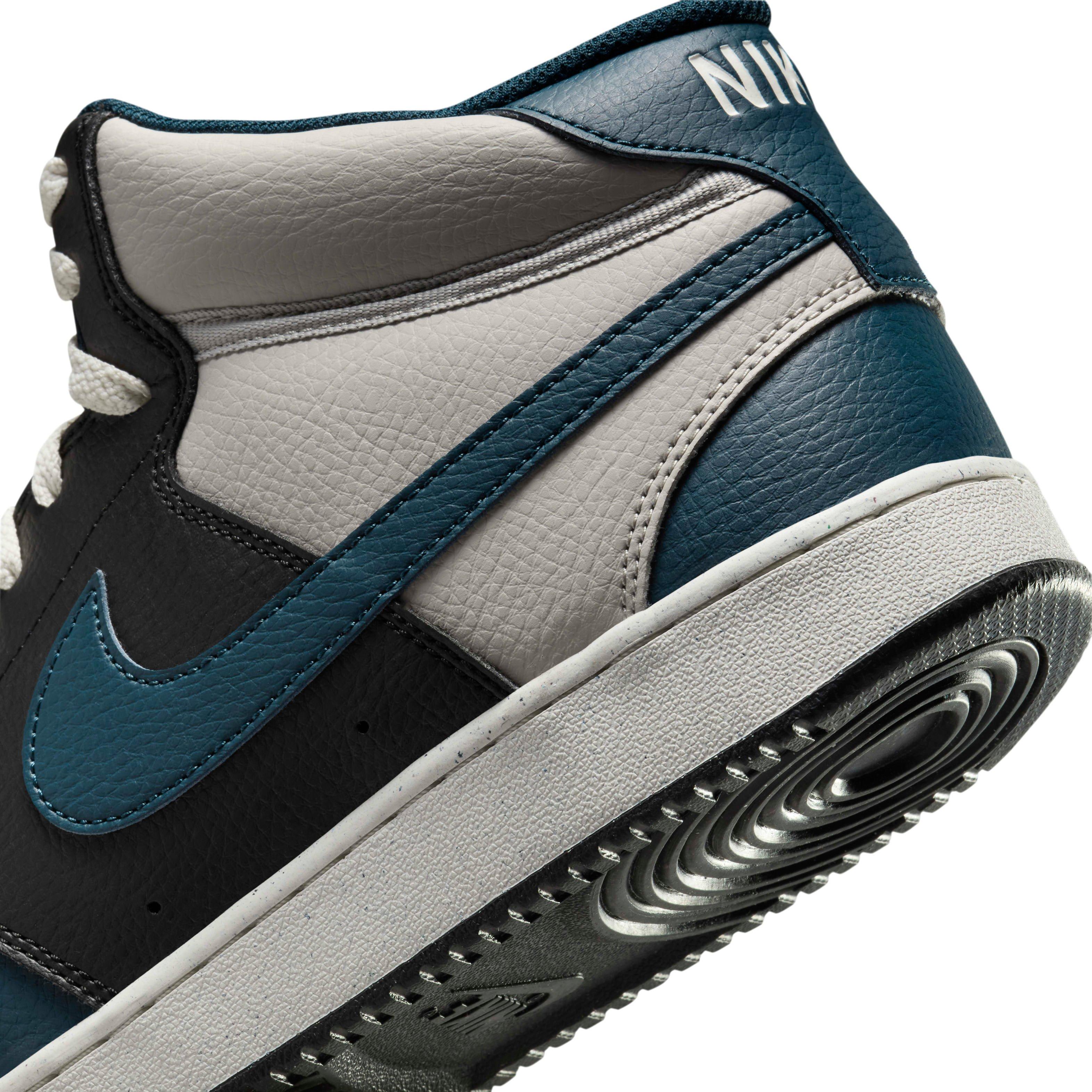 Nike Court Vision Mid Next Nature "Light Iron Ore/Phantom/Black/Armory Navy" Men's Shoe - LT IRON/PHANTOM/BLACK/NAVY Thumbnail View 8