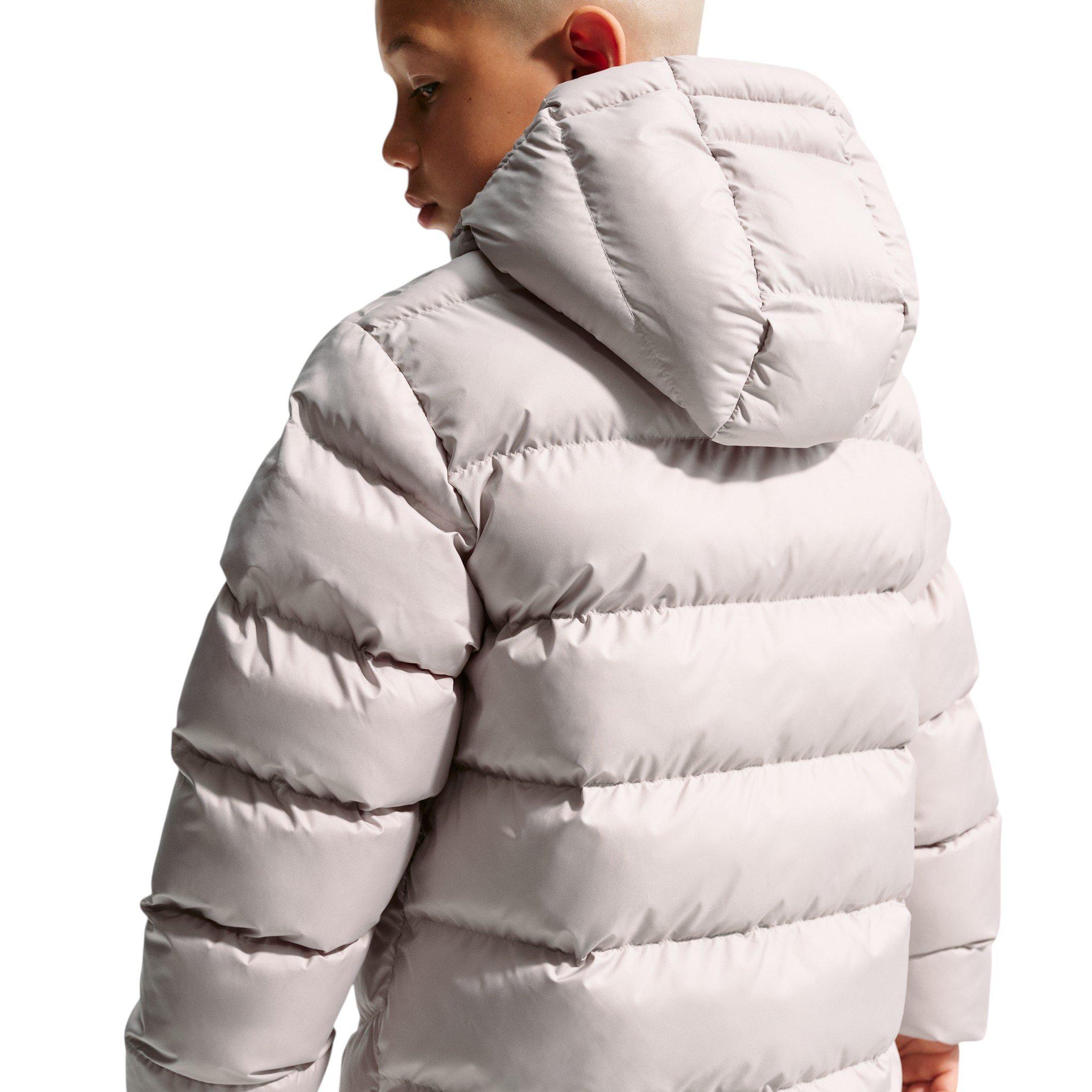 Nike Big Kids' Sportswear All Day Play Therma-FIT Loose-Fit Puffer Jacket - Grey - BROWN
