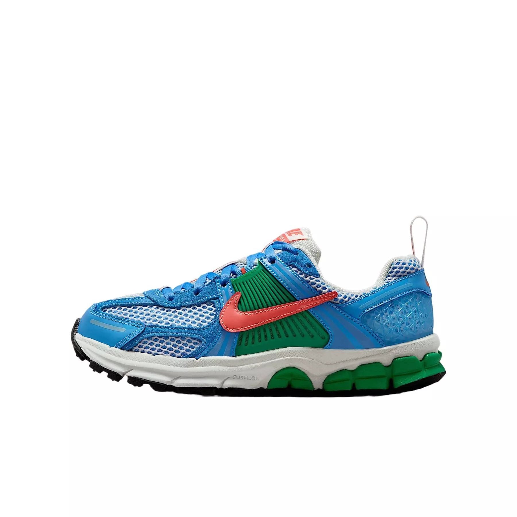 Nike Vomero 5 "University Blue/Stadium Green/Summit White/Magic Ember" Grade School Boys' Shoe - BLUE/GREEN/WHITE/EMBER