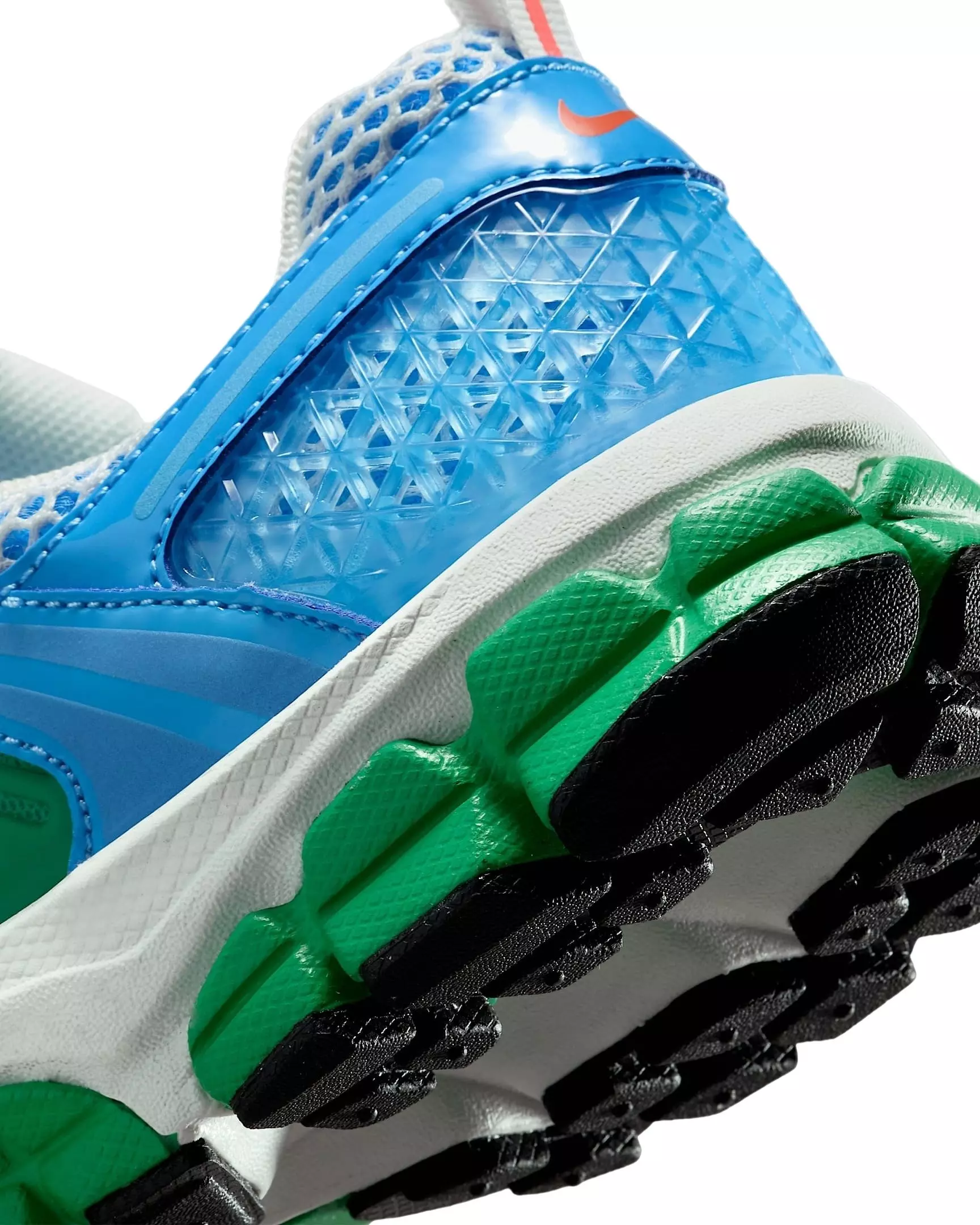 Nike Vomero 5 "University Blue/Stadium Green/Summit White/Magic Ember" Grade School Boys' Shoe - BLUE/GREEN/WHITE/EMBER