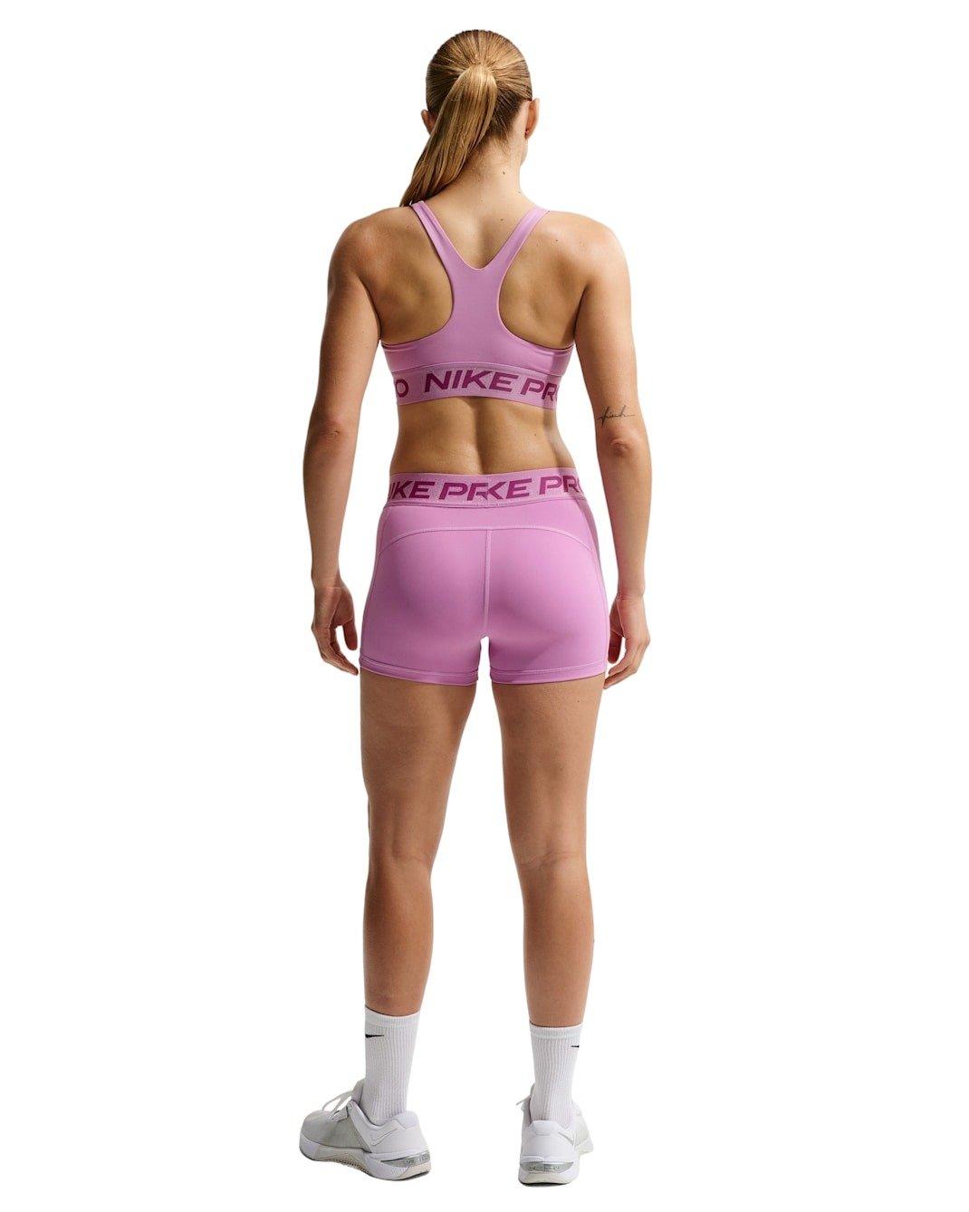 Nike Women's Pro Light-Support Non-Padded Sports Bra - Lt Magenta/Fuchsia - LT MAGENTA/FUCHSIA Thumbnail View 5
