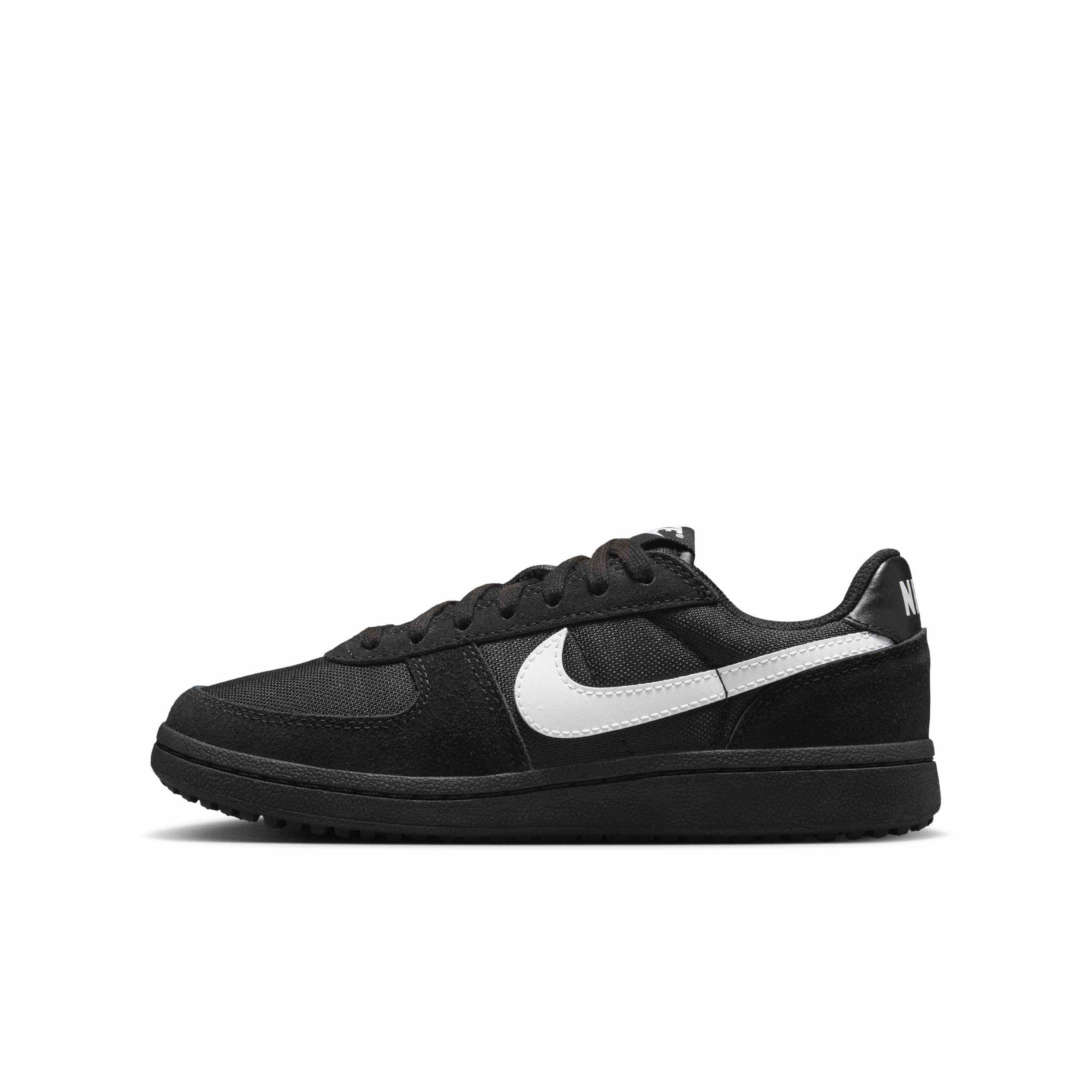 Nike Field General Grade School Boys' "Black/Black/White" Shoe