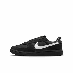 Nike Field General "Black/Black/White" Grade School Boys' Shoe