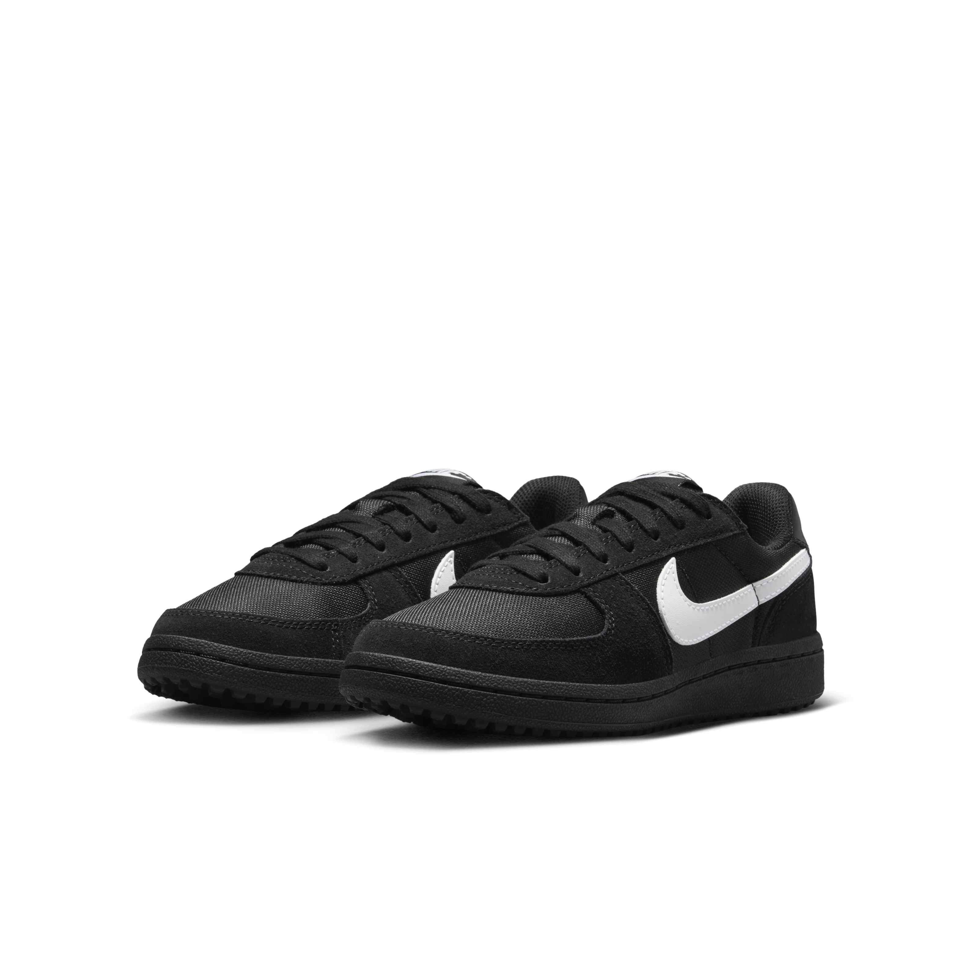 Nike Field General Grade School Boys' "Black/Black/White" Shoe