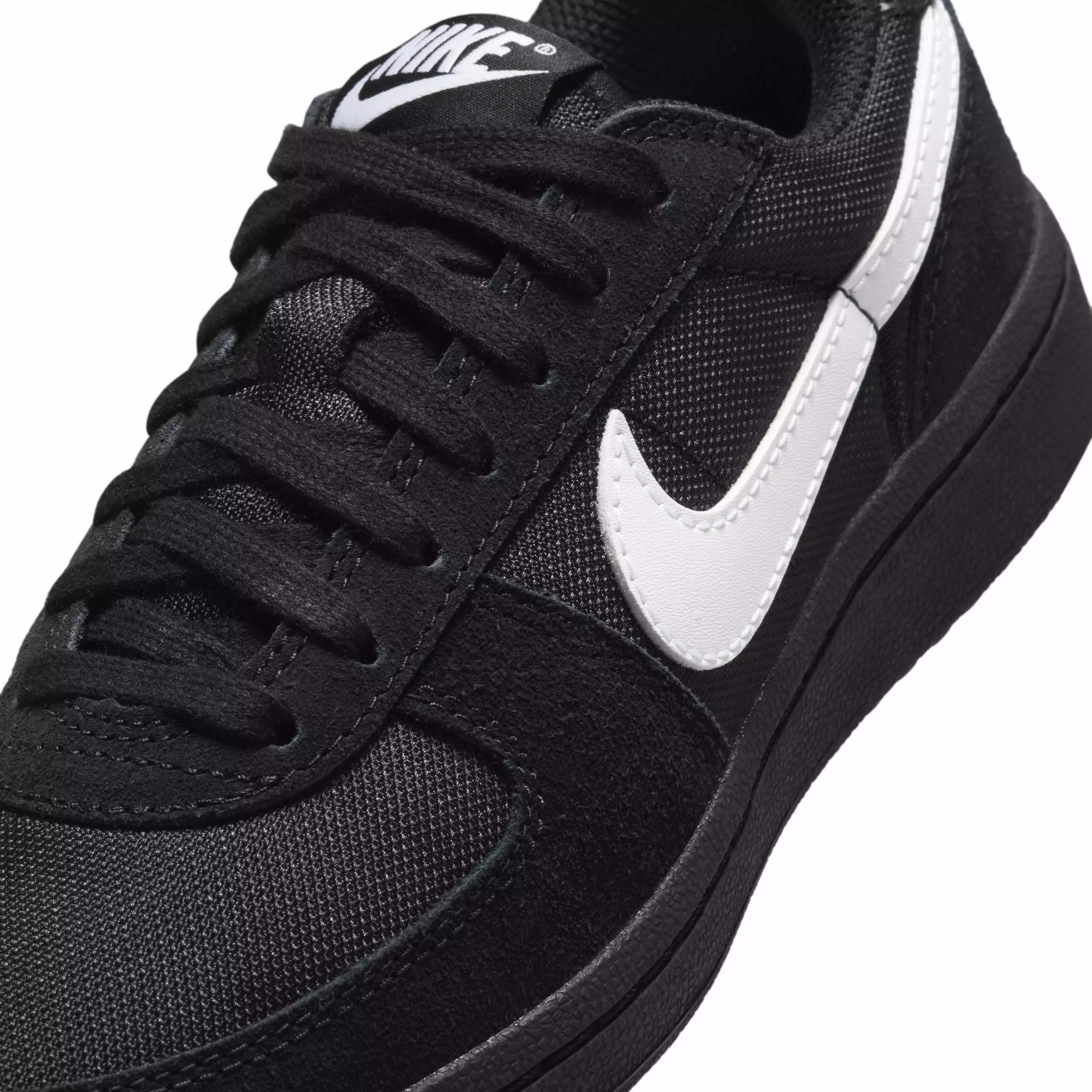 Nike Field General "Black/Black/White" Grade School Boys' Shoe - BLACK/BLACK/WHITE