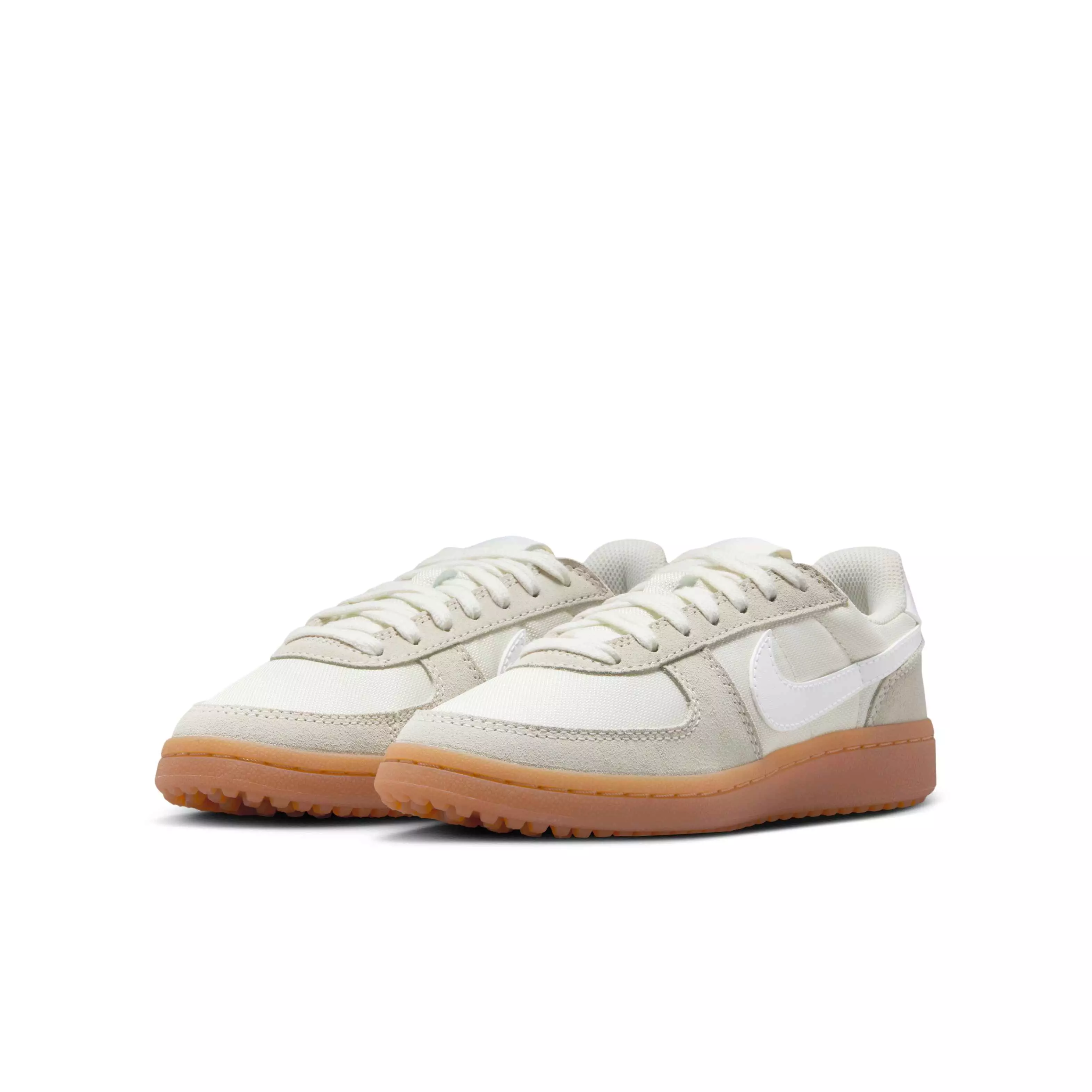 Nike Field General "Pale Ivory/Gum Yellow/White" Grade School Boys' Shoe - IVORY/GUM/WHITE