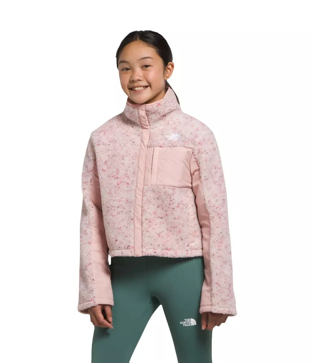The North Face Big Girls' Fleece Mashup Jacket-Pink - PINK
