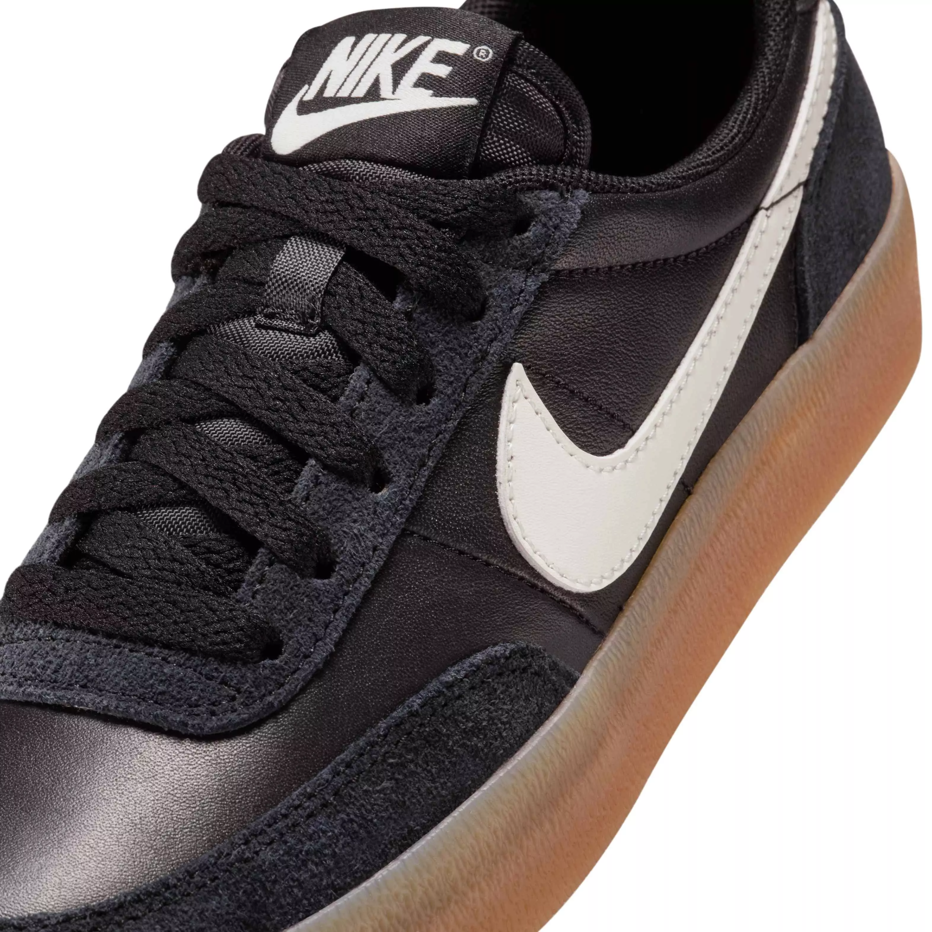 Nike Killshot 2 "Black/Gum Yellow/Sail" Grade School Boys' Shoe - BLACK/GUM/SAIL