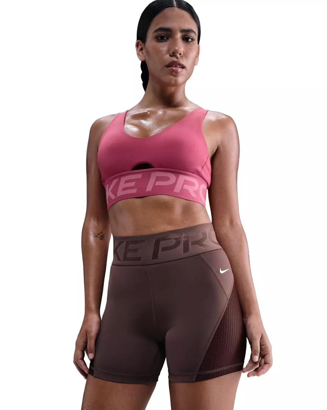 Nike Women's Pro Sculpt Dri-FIT High-Waisted 5" Biker Shorts - Tattoo Purple - TATTOO PURPLE